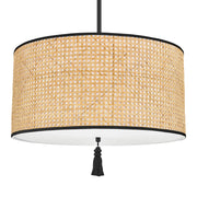 Mitzi - Dolores 49" 3-Light Pendant, Soft Black Finish | Bees Lighting