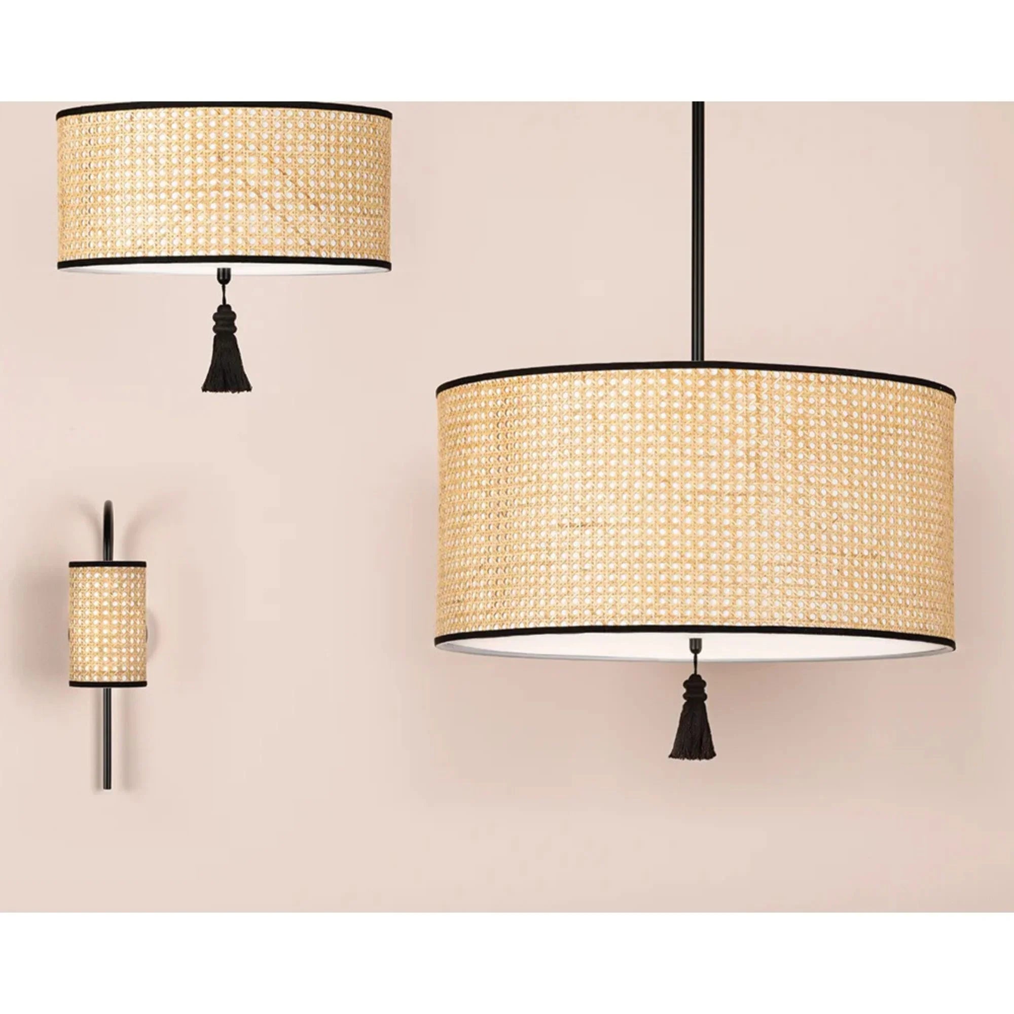 Mitzi - Dolores 49" 3-Light Pendant, Soft Black Finish | Bees Lighting