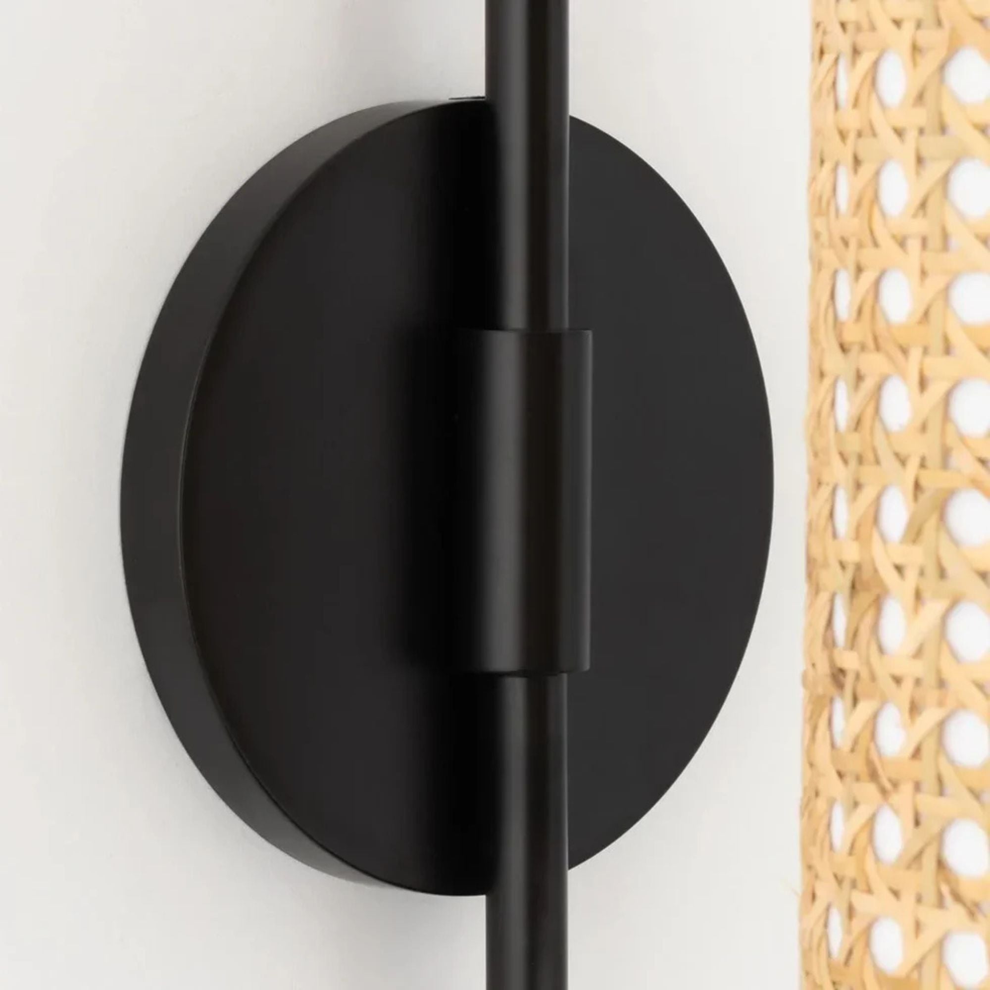 Dolores 17" Wall Sconce, Soft Black Finish