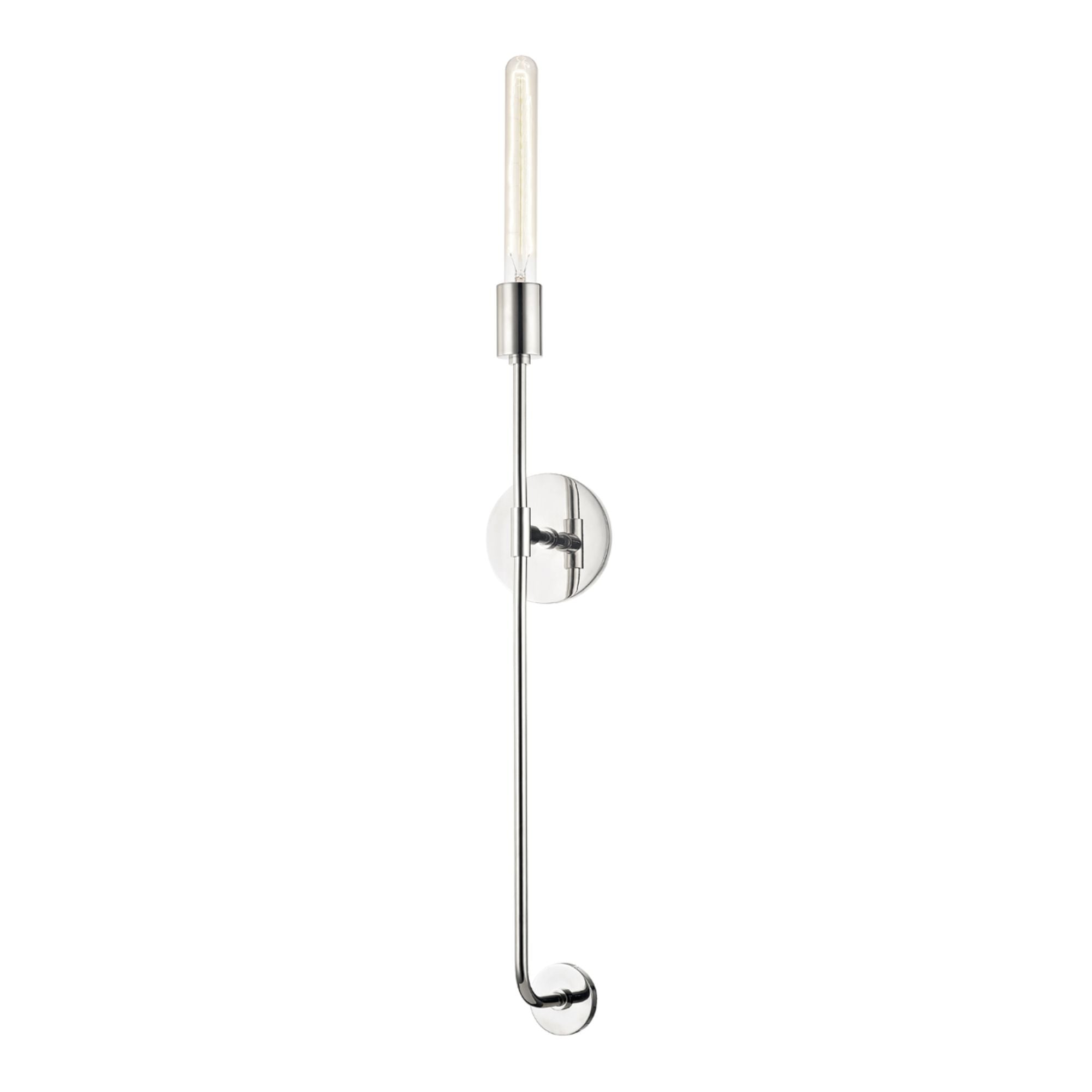 Dylan 35" Wall Sconce, Polished Nickel Finish
