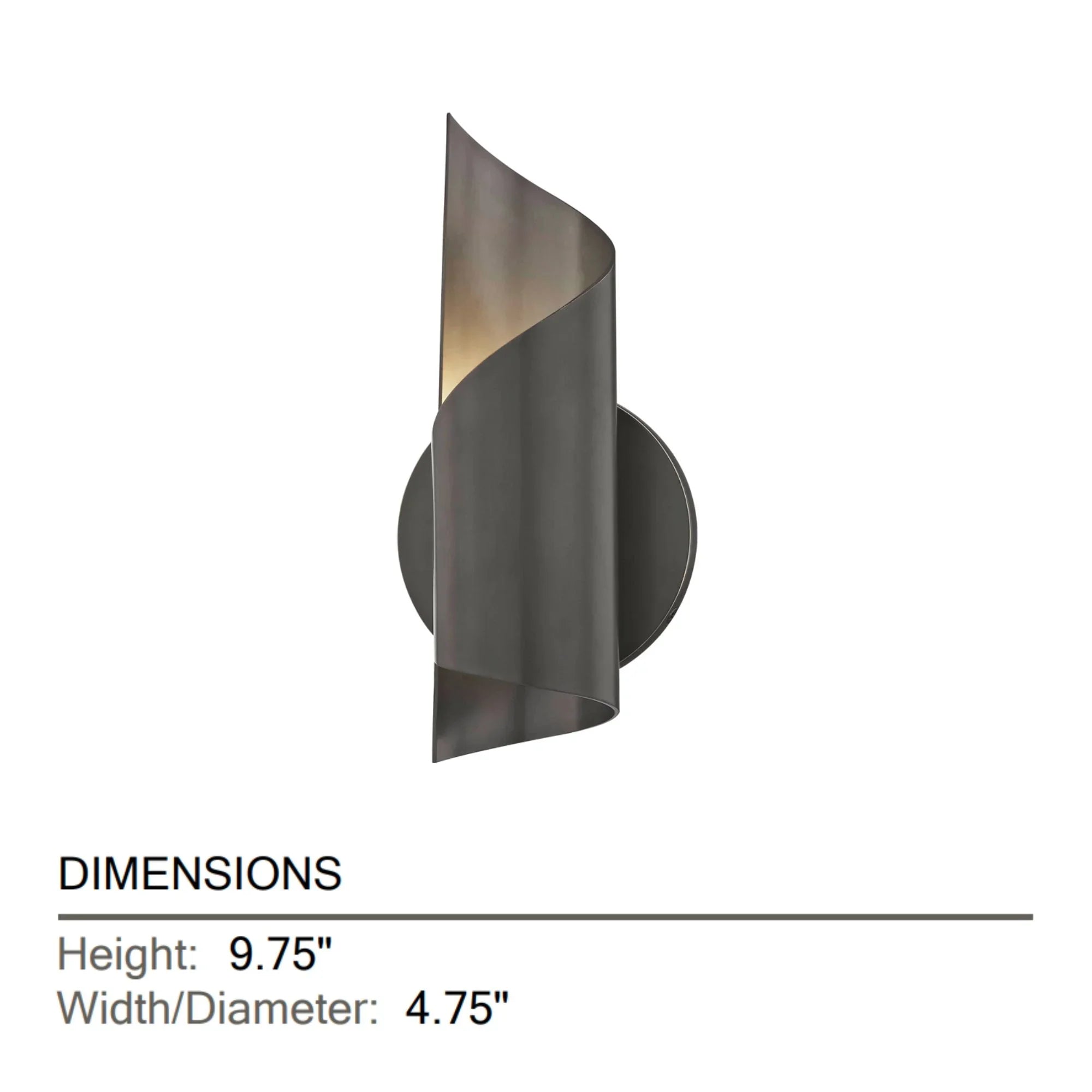 Mitzi - Evie 10" LED Wall Sconce, Old Bronze Finish | Bees Lighting