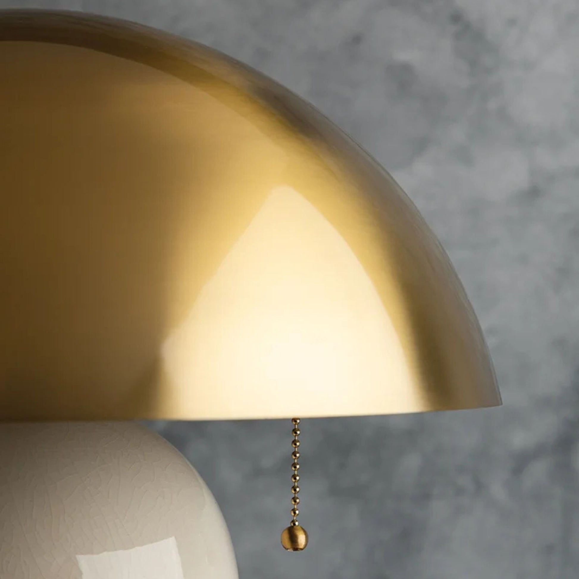 Mitzi - Gaia 17" 2-Light Table Lamp, Aged Brass/Ceramic White Crackle Finish | Bees Lighting