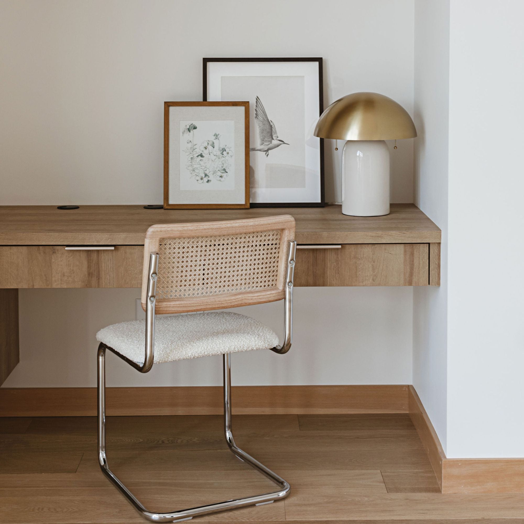 Mitzi - Gaia 17" 2-Light Table Lamp, Aged Brass/Ceramic White Crackle Finish | Bees Lighting