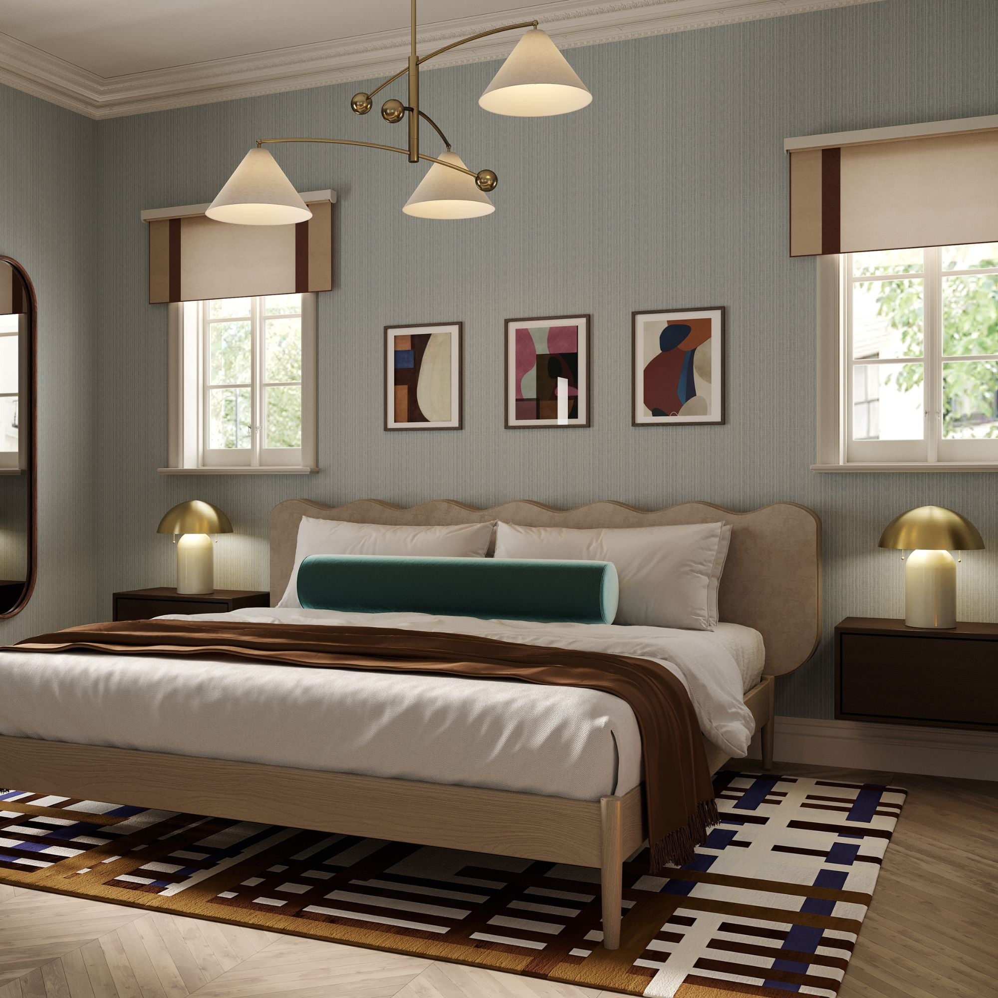 Mitzi - Gaia 17" 2-Light Table Lamp, Aged Brass/Ceramic White Crackle Finish | Bees Lighting