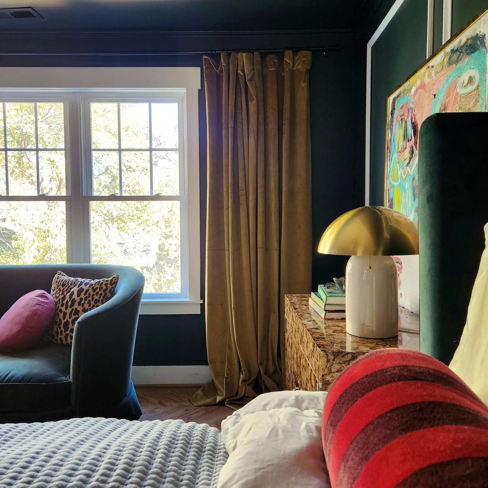 Mitzi - Gaia 17" 2-Light Table Lamp, Aged Brass/Ceramic White Crackle Finish | Bees Lighting