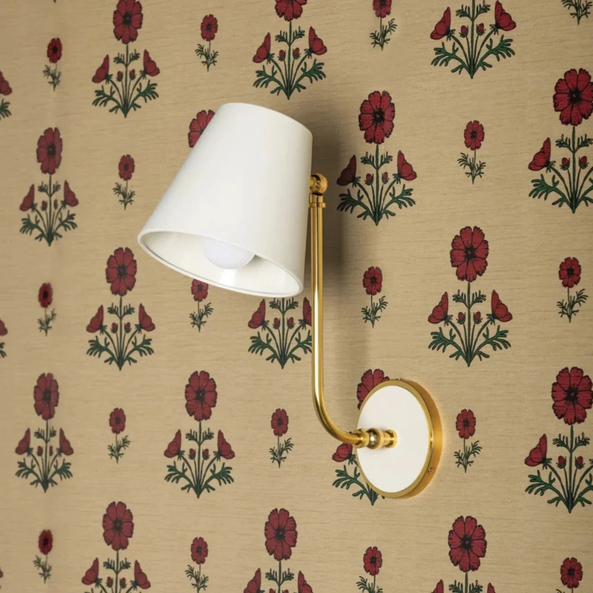 Georgann 16" Wall Sconce, Aged Brass/Soft White Finish