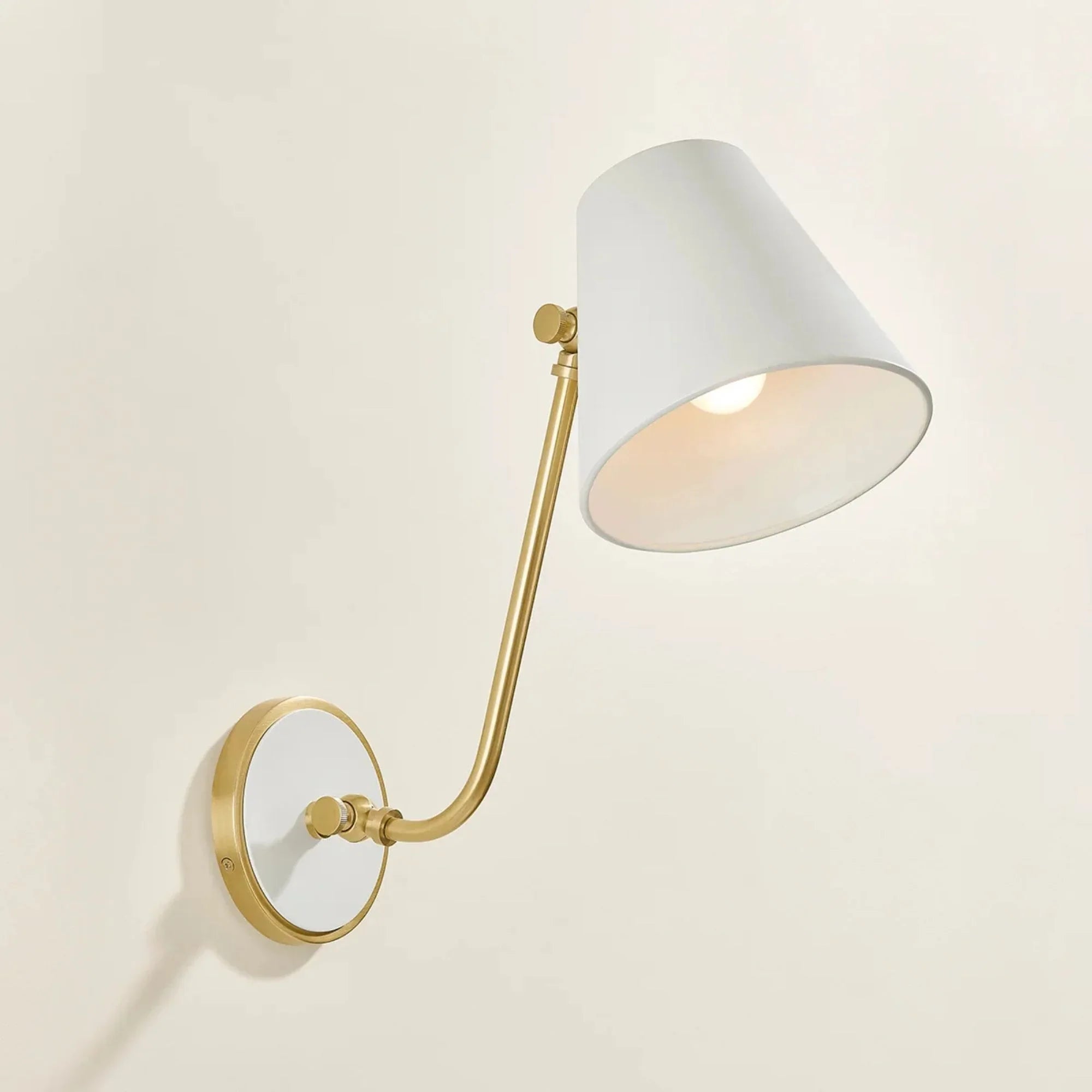 Georgann 16" Wall Sconce, Aged Brass/Soft White Finish