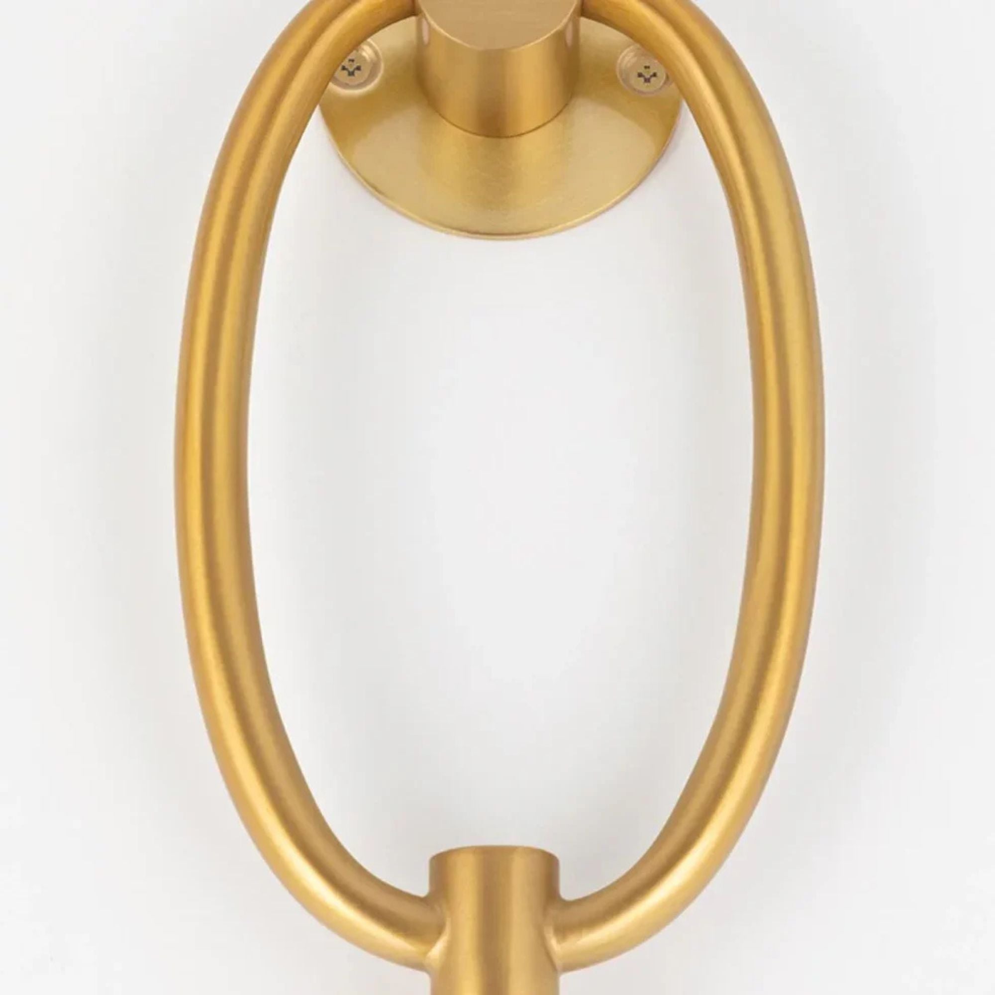 Gina 24" Wall Sconce, Aged Brass Finish