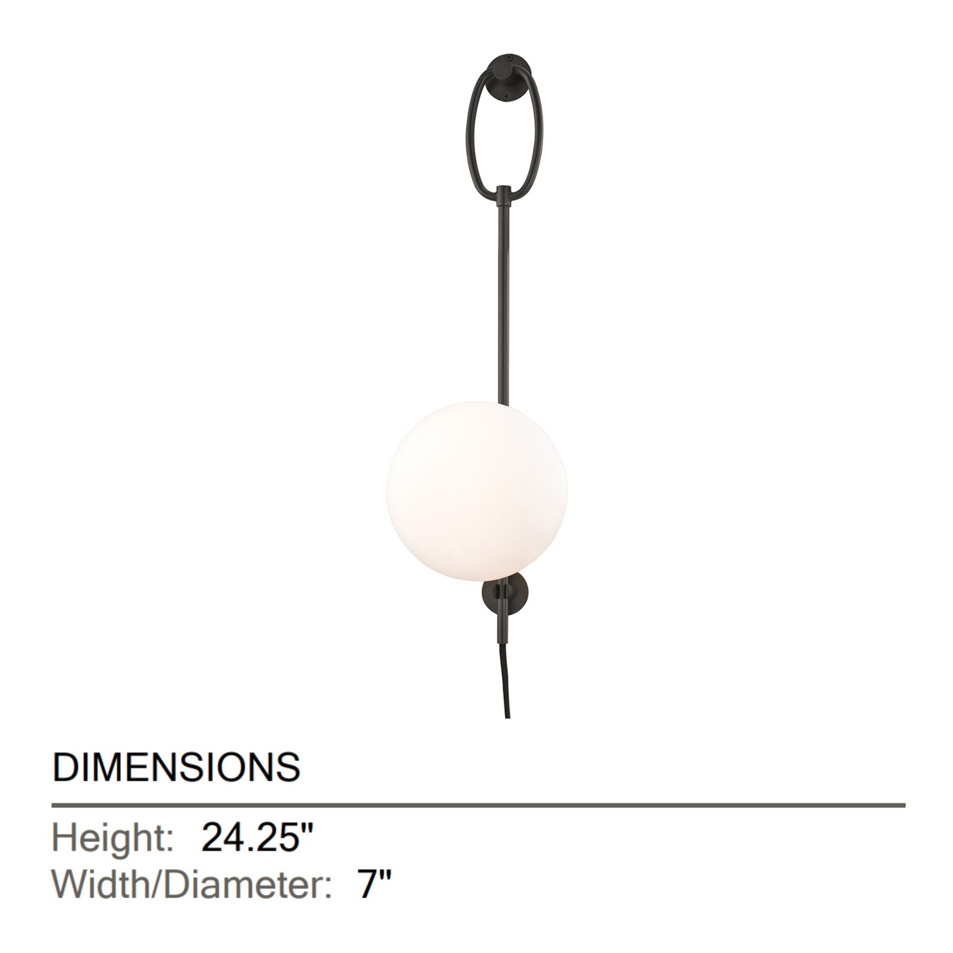 Mitzi - Gina 24" Wall Sconce, Old Bronze Finish | Bees Lighting