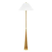 Indie 64" Floor Lamp, Aged Brass Finish