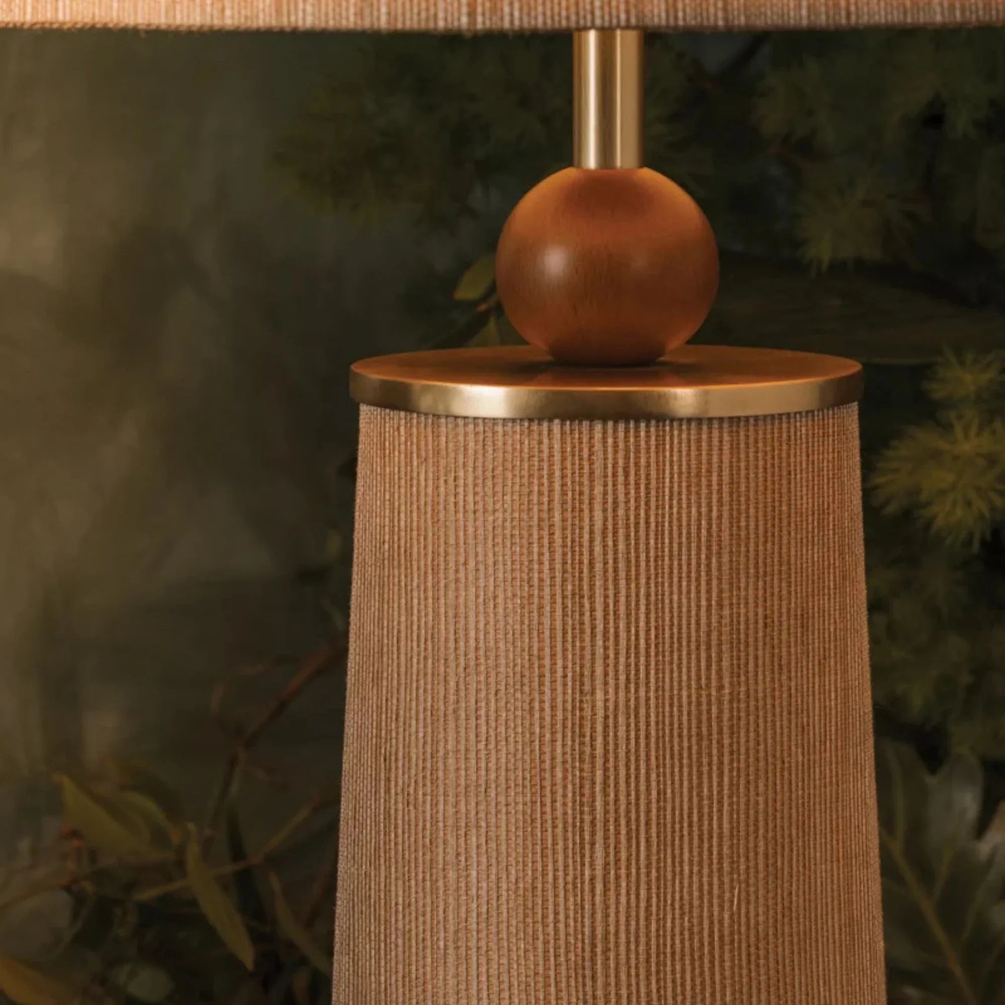 January 29" Table Lamp, Aged Brass Finish