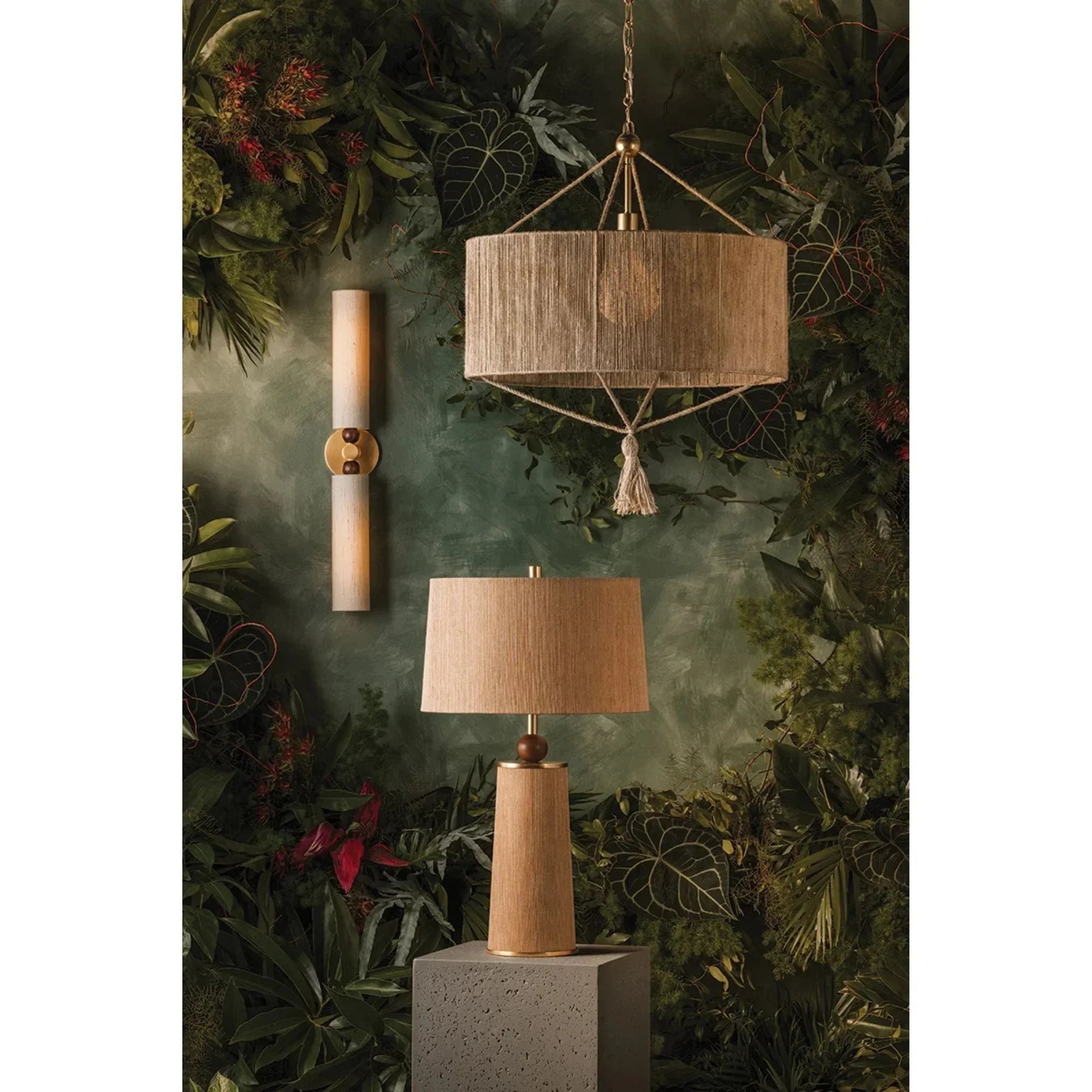 January 29" Table Lamp, Aged Brass Finish