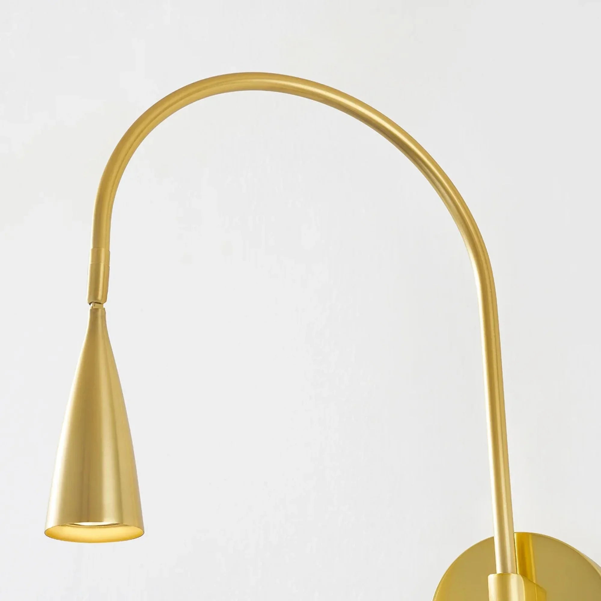 Jenica 22" Wall Sconce, Aged Brass Finish