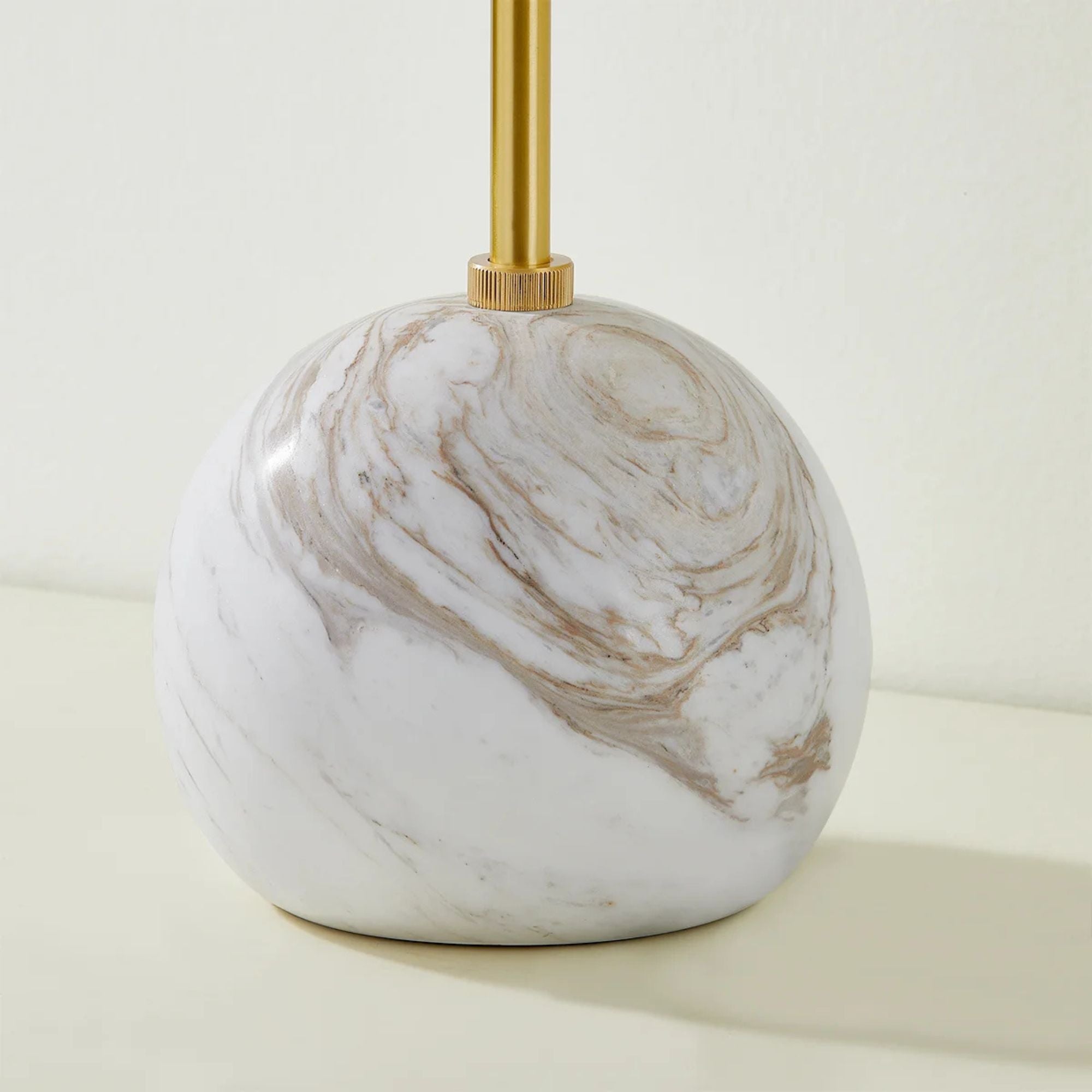 Jewel 16" Table Lamp, Aged Brass Finish