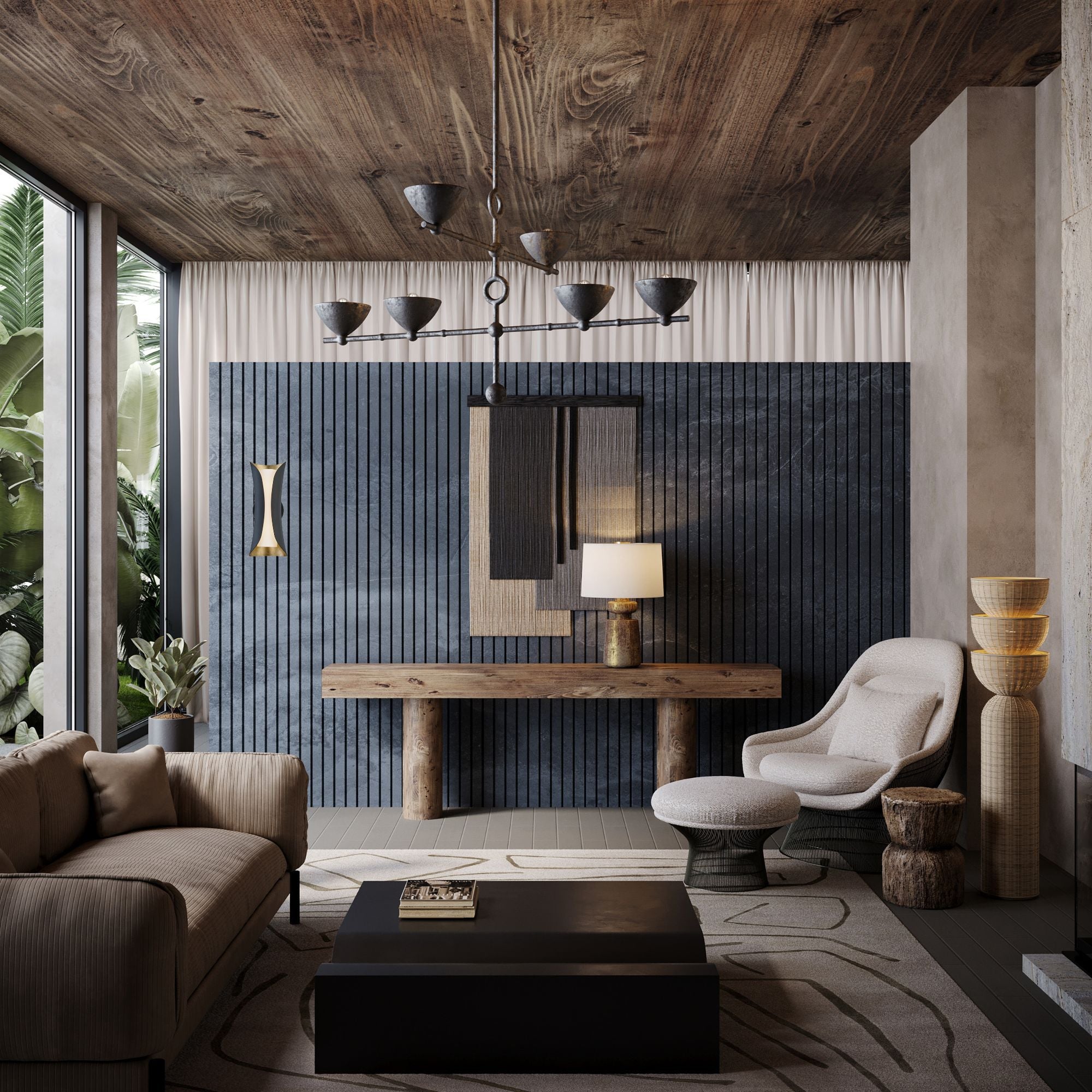 Mitzi - Josie 14 In. Wall Light Black & Gold Finish | Bees Lighting