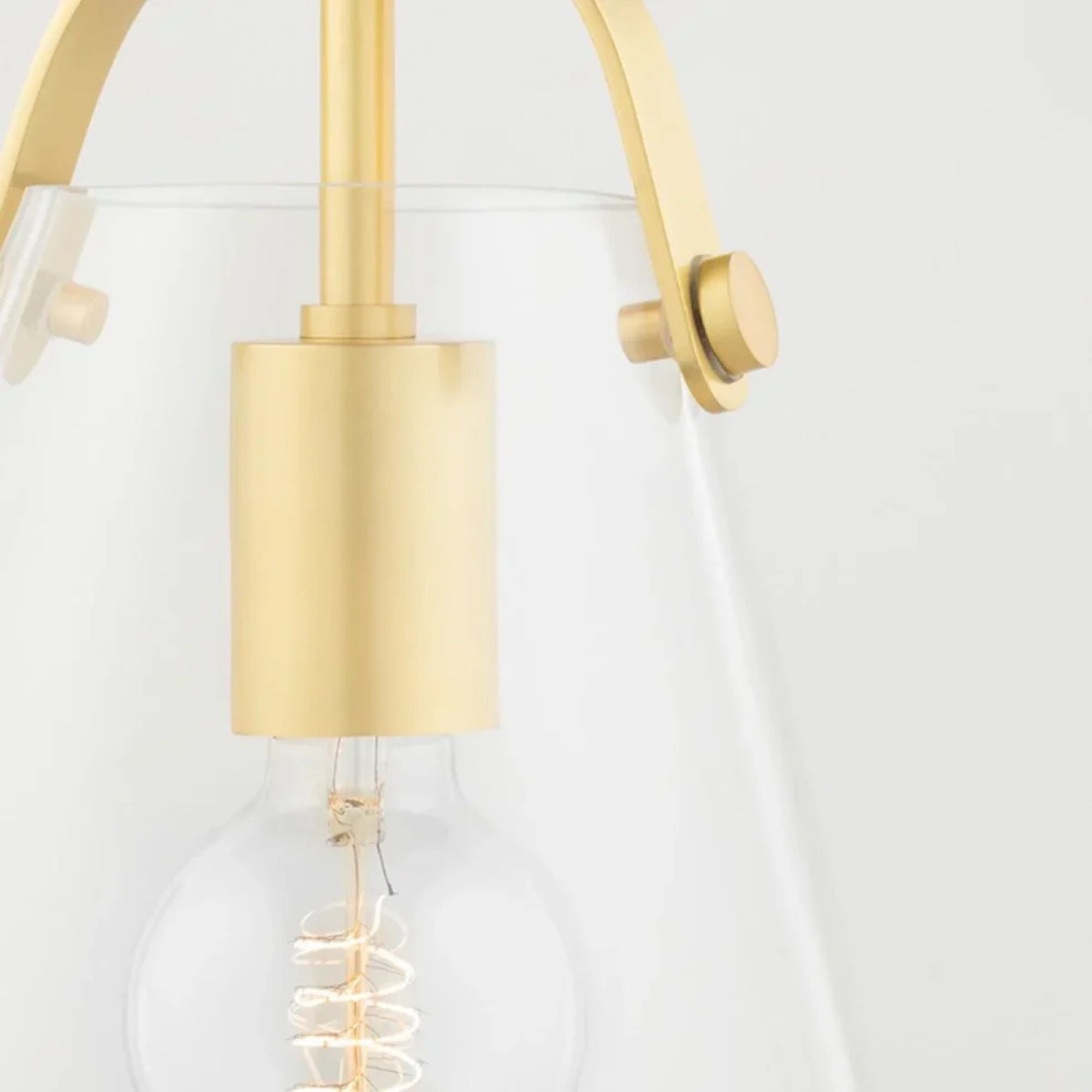 Karin 9" Pendant Light Brass Finish