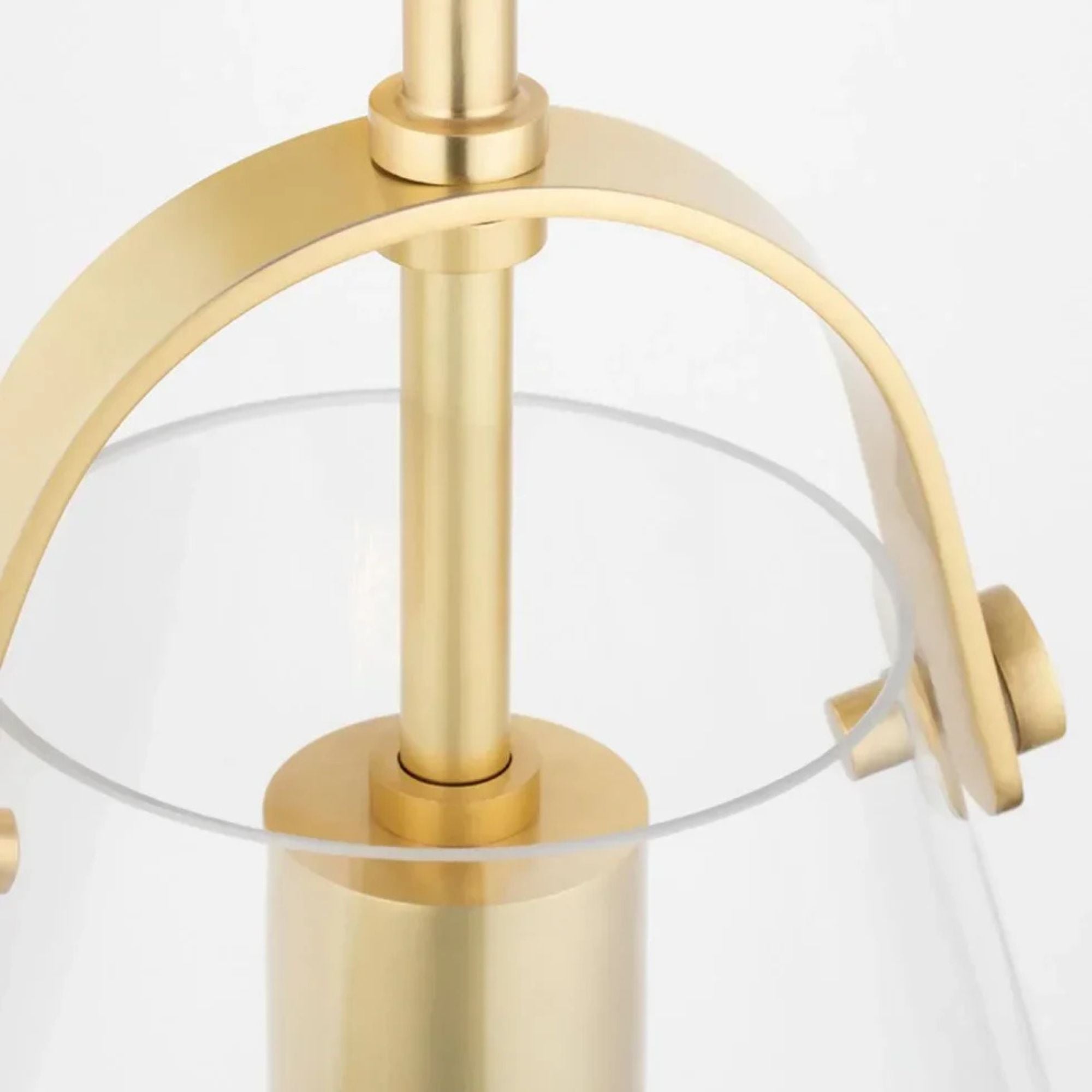 Karin 15" Armed Sconce Brass Finish