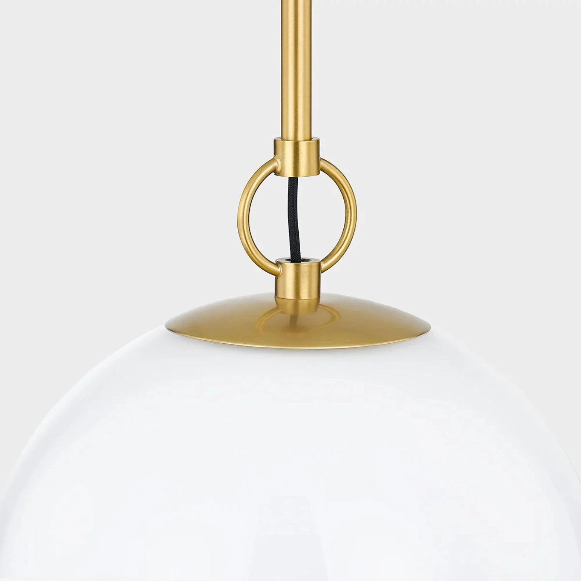 Mitzi - Lennon 23" Pendant, Aged Brass Finish | Bees Lighting