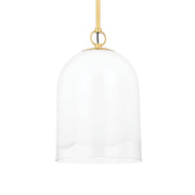 Lennon 16" Pendant, Aged Brass Finish