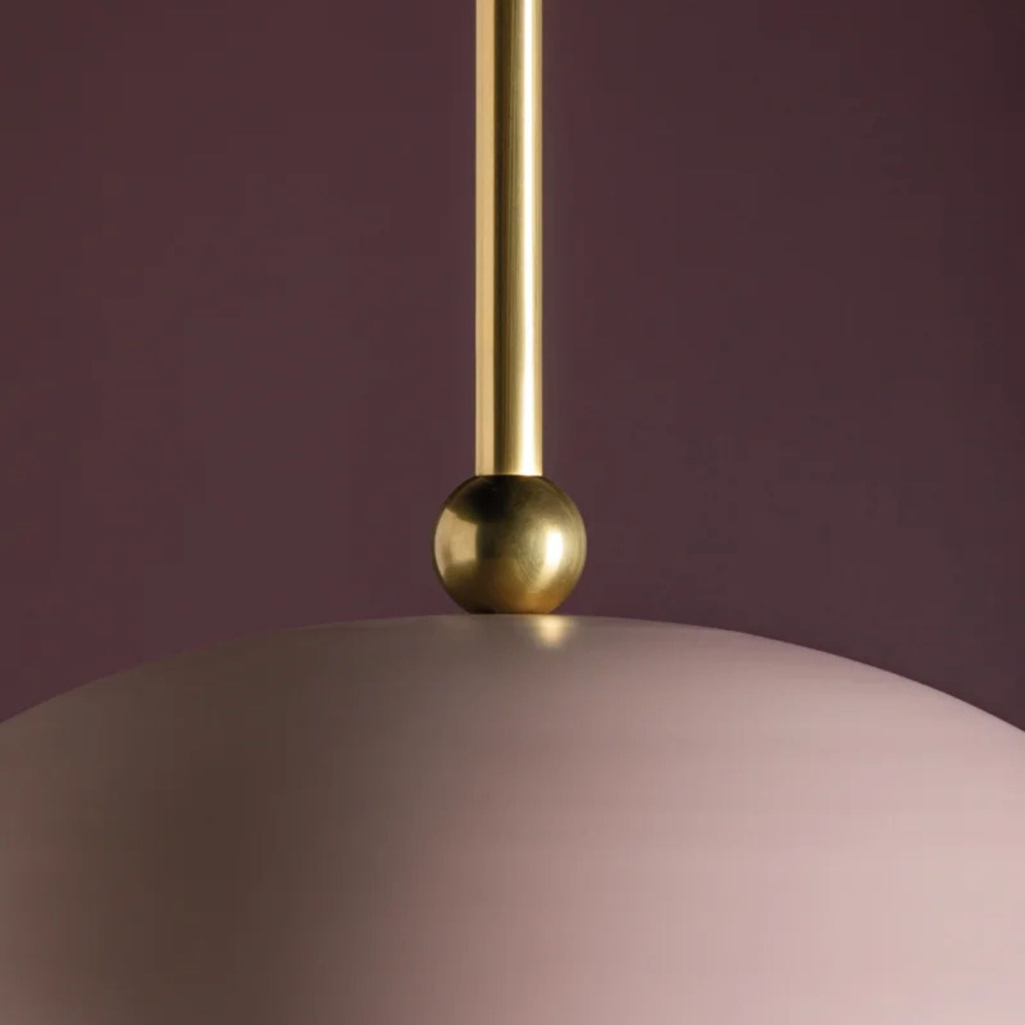 Liba 15" Pendant, Aged Brass/Soft Peignoir Finish