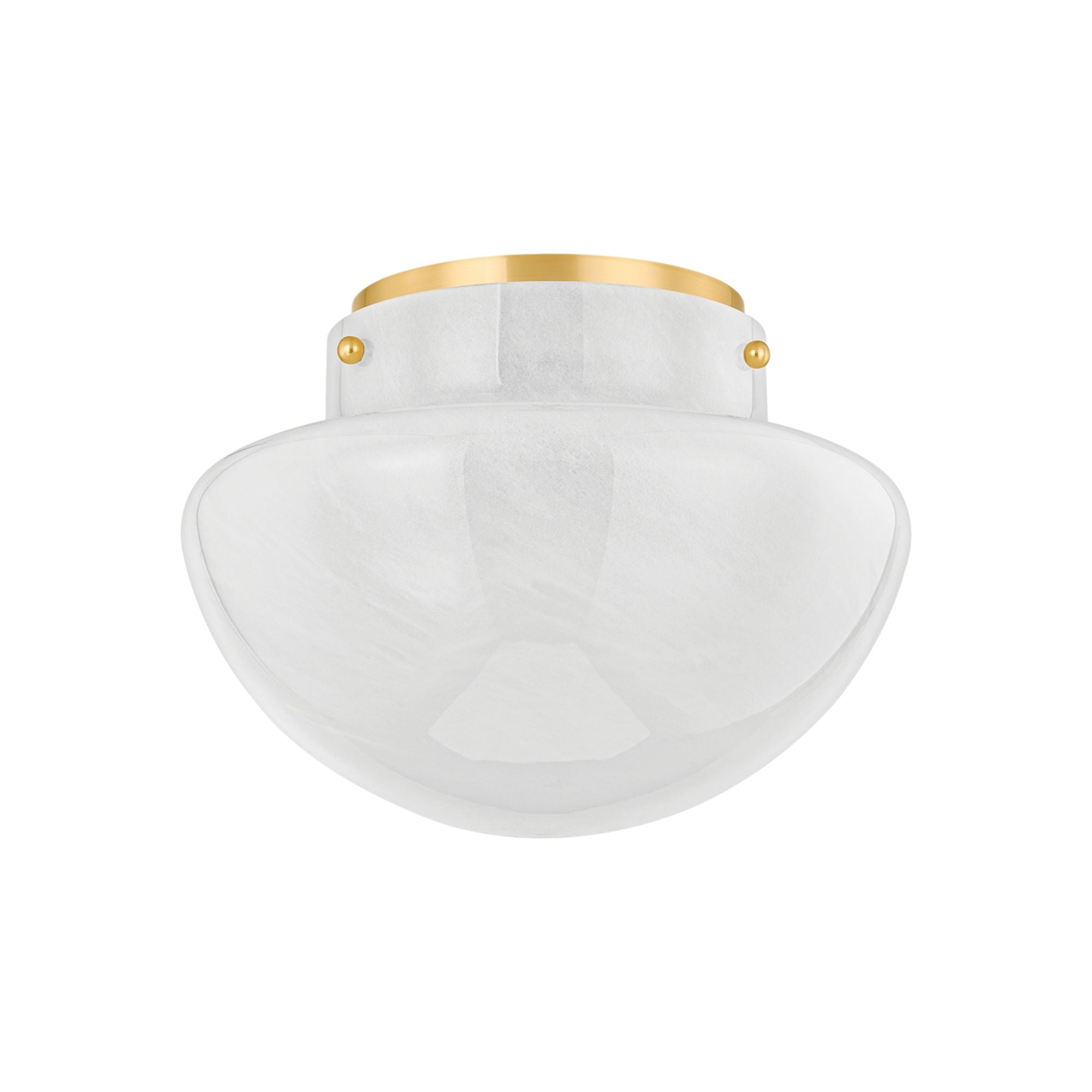 Lilou 24" Flush Mount, Aged Brass Finish