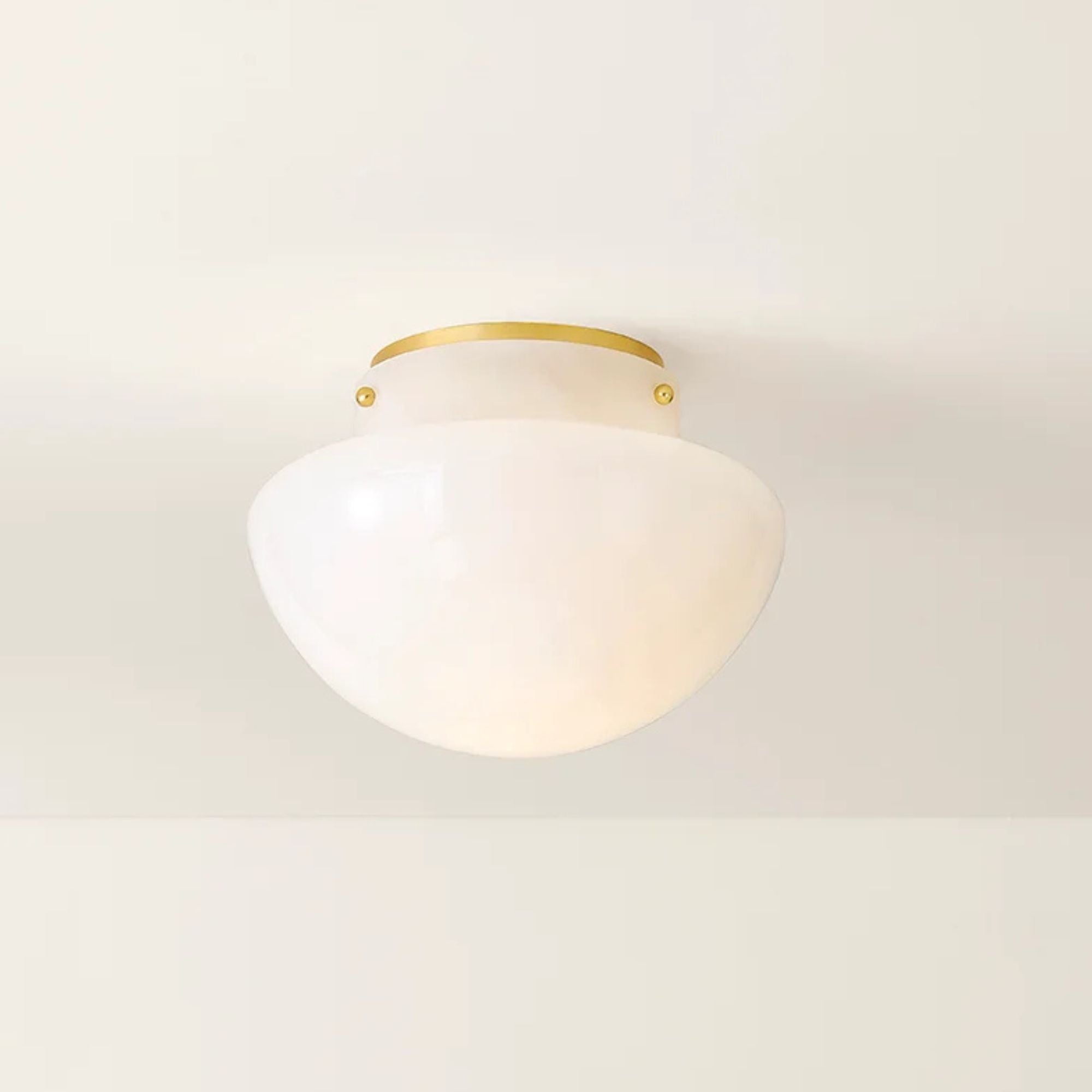 Lilou 24" Flush Mount, Aged Brass Finish