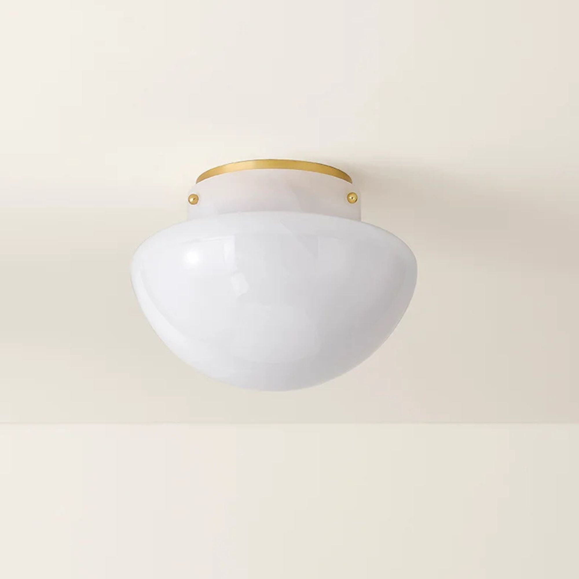 Lilou 24" Flush Mount, Aged Brass Finish