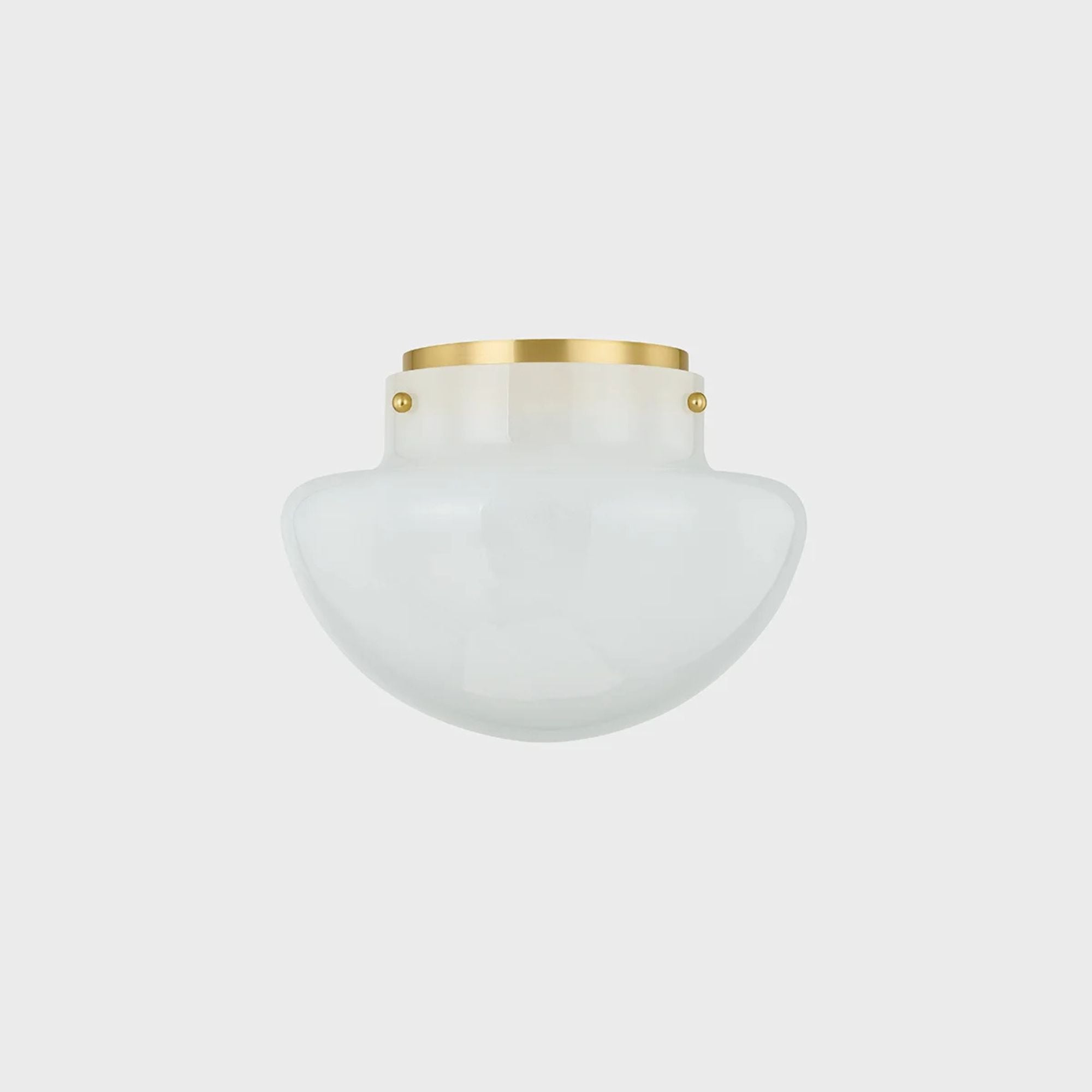 Lilou 24" Flush Mount, Aged Brass Finish