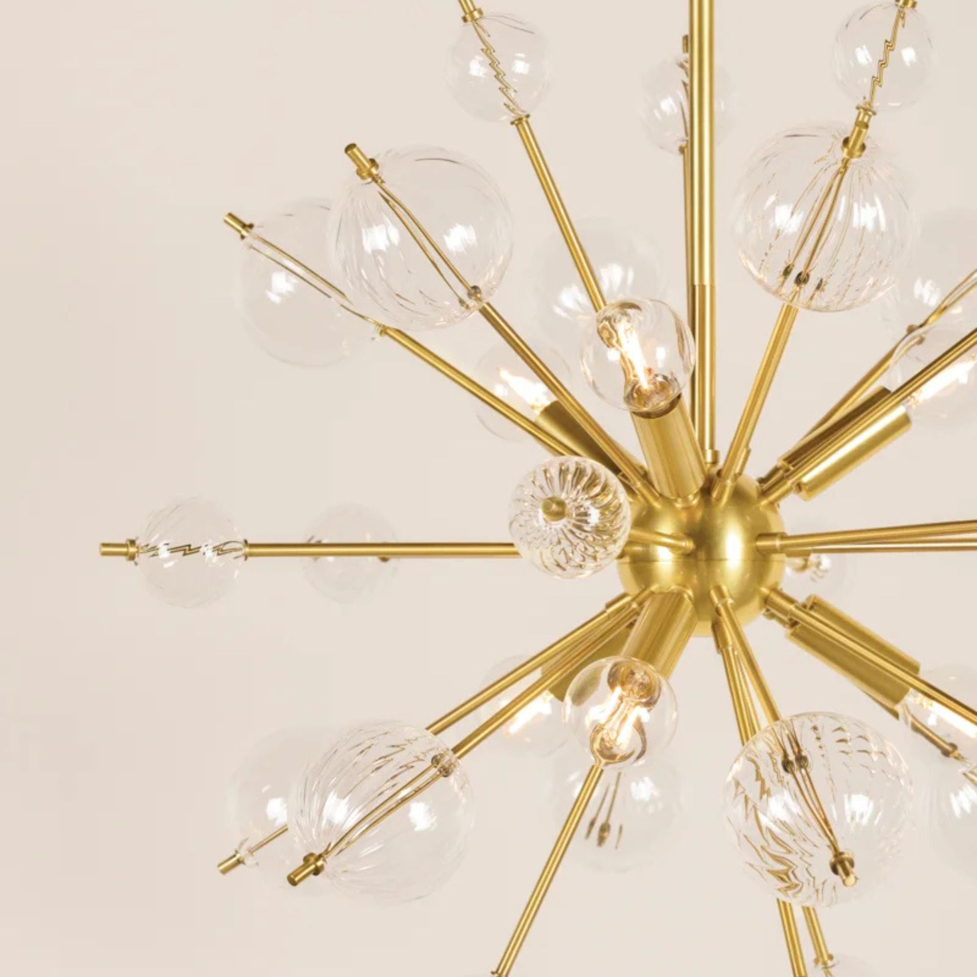 Linnea 28" 6-Light Chandelier, Aged Brass Finish