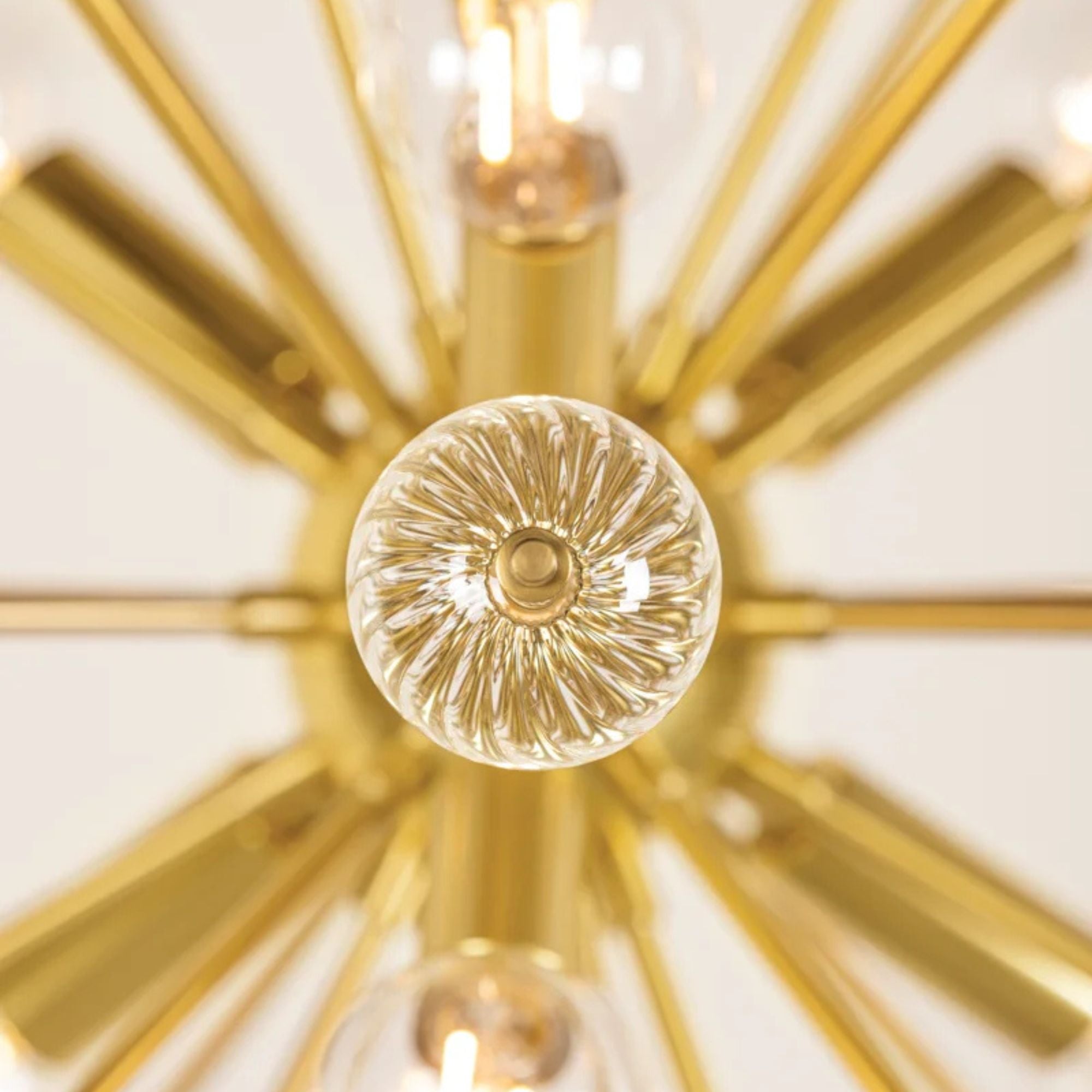 Linnea 28" 6-Light Chandelier, Aged Brass Finish