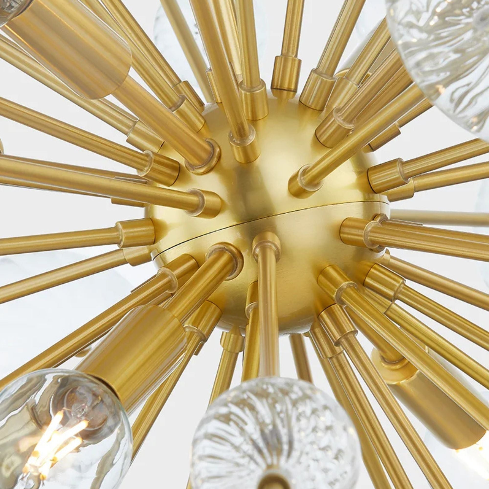 Linnea 30" 8-Light Chandelier, Aged Brass Finish