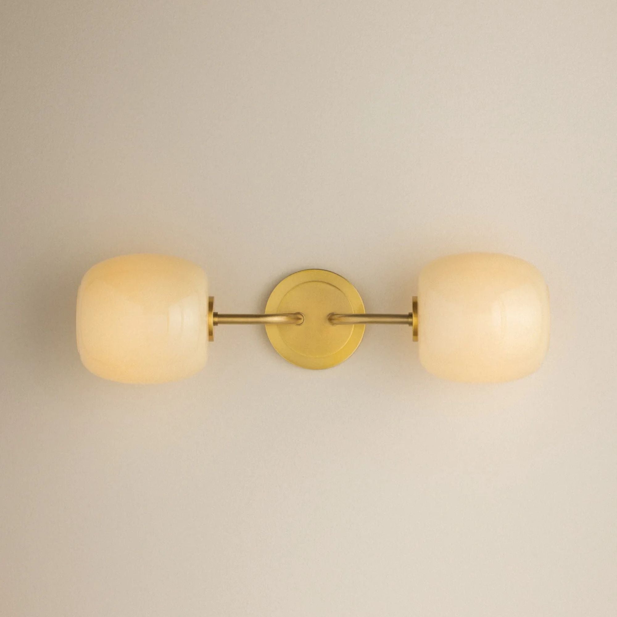 Mitzi Lisette 20.5 in. 2-Light Bathroom Vanity Light, Aged Brass