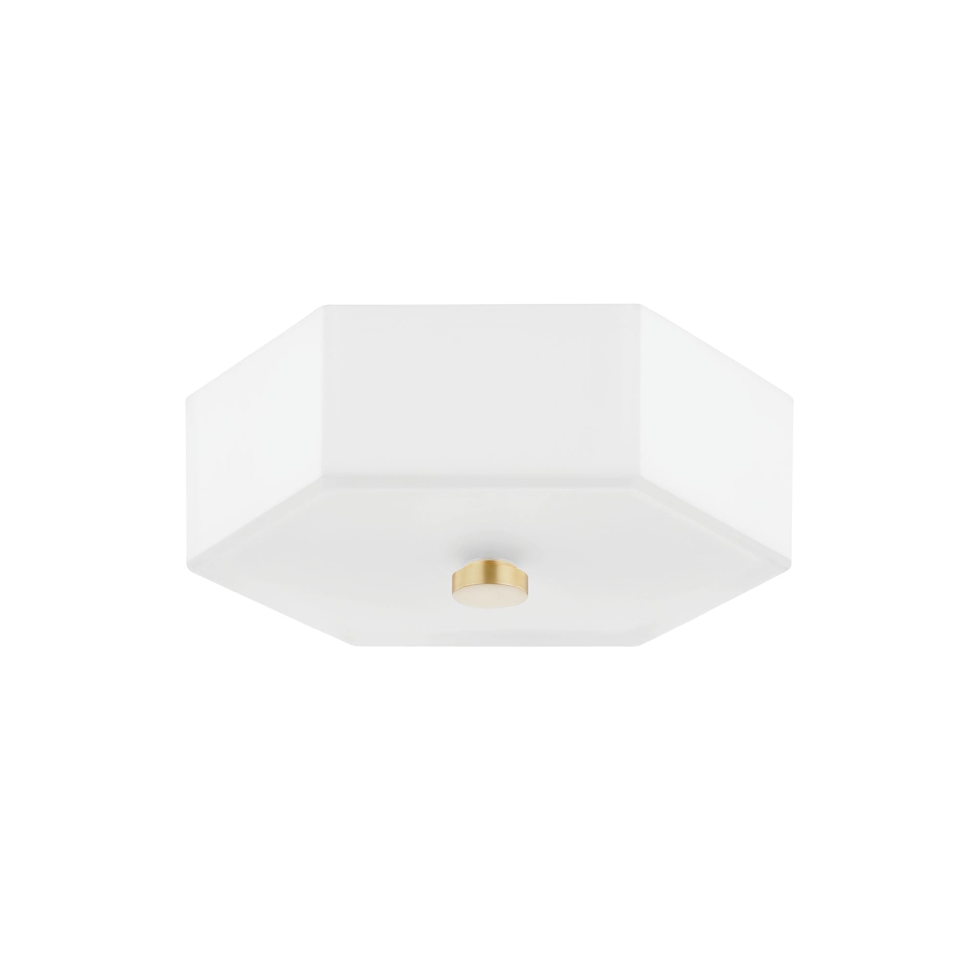Lizzie 11 in. 2 Lights Flush Mount Light White Finish