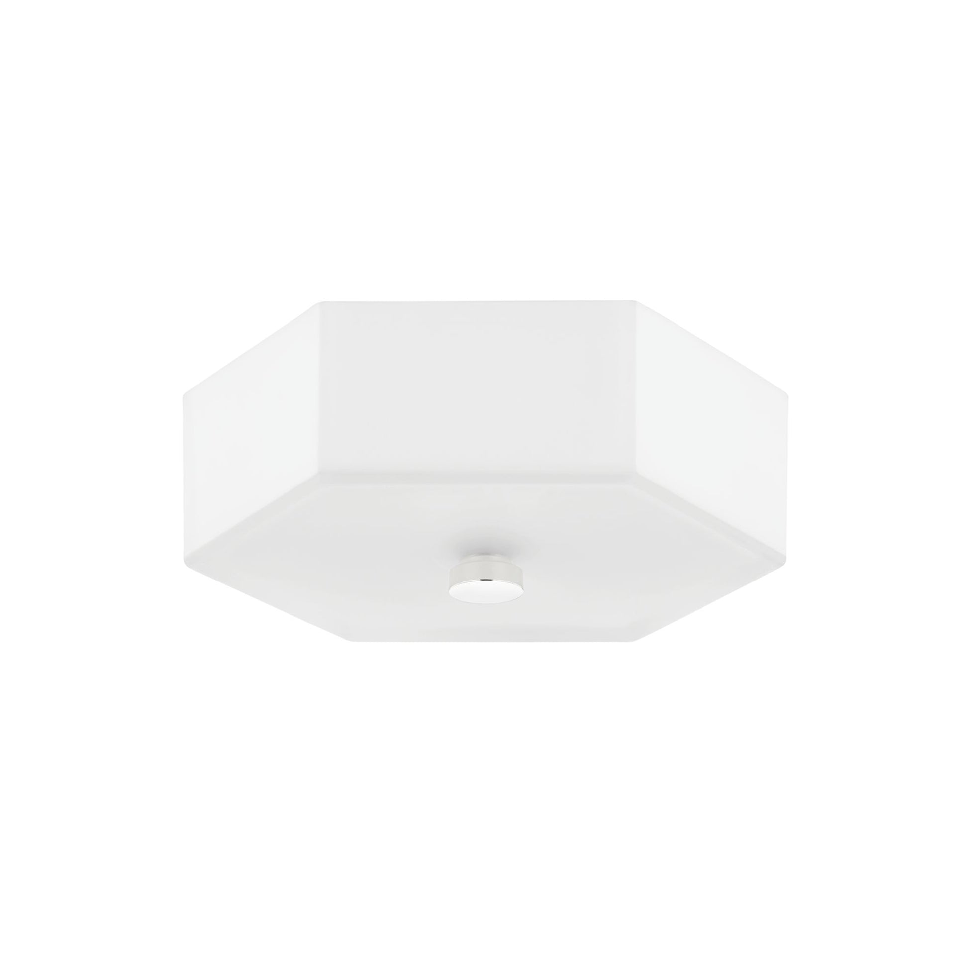 Mitzi - Lizzie 11" 2-Light Flush Mount, Aged Brass/Polished Nickel Finish | Bees Lighting