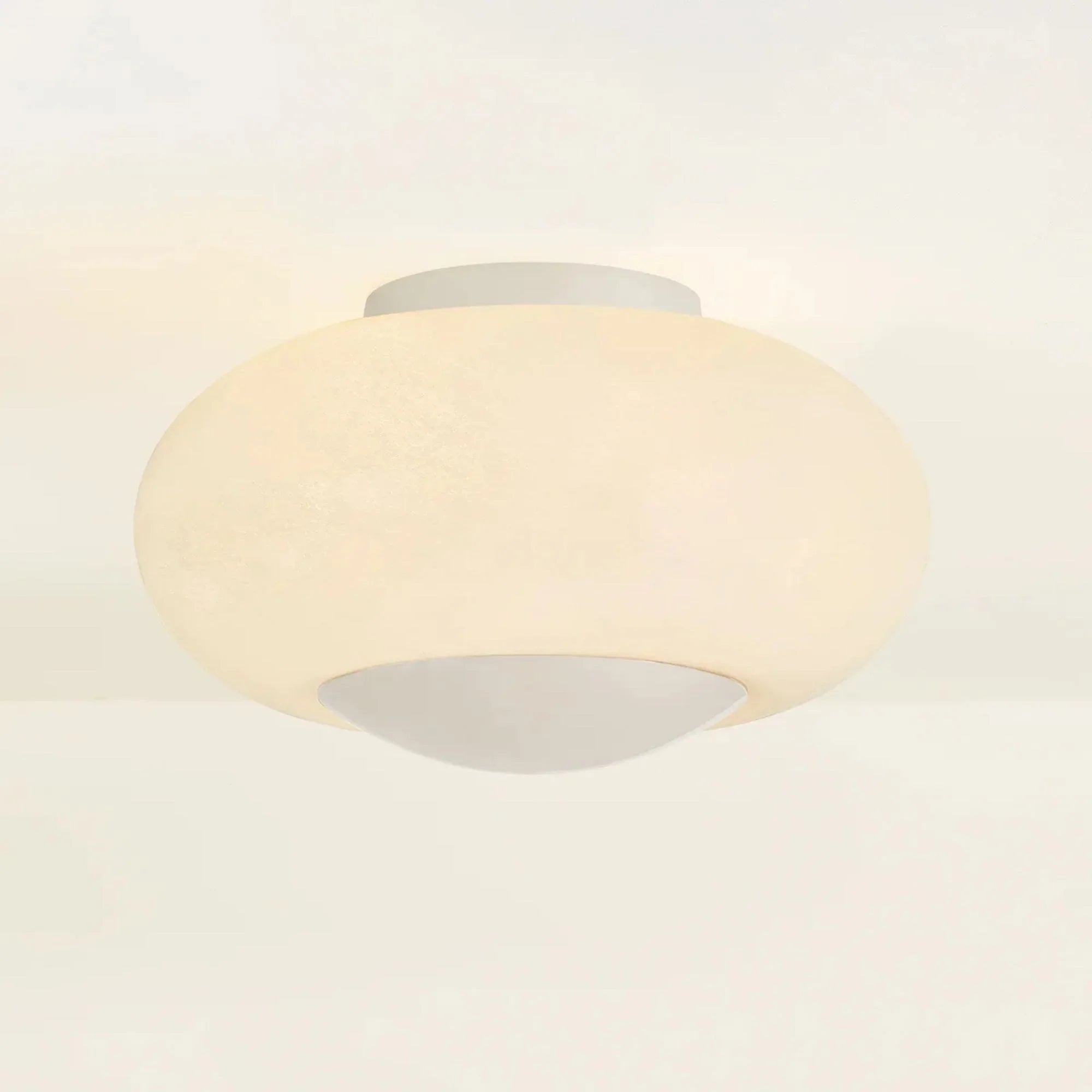 Lottie 14" 2-Light Flush Mount, Polished Nickel Finish