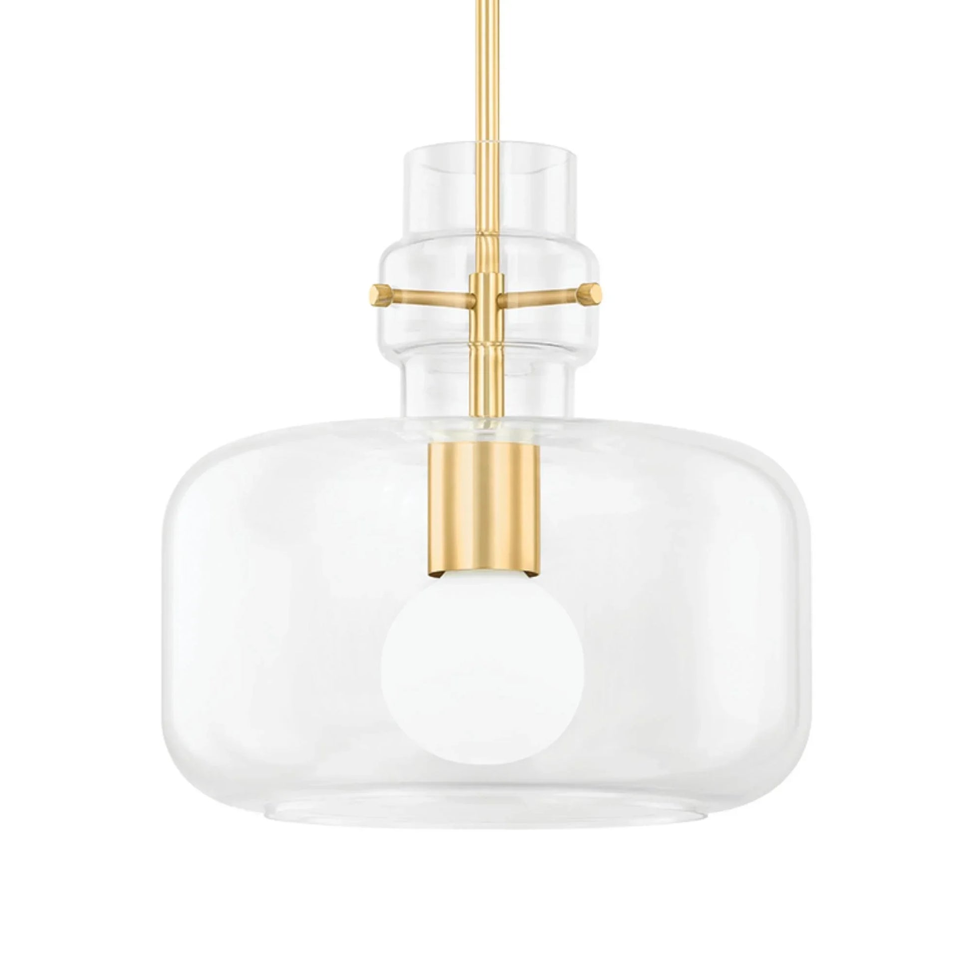 Mitzi - Mitzi Lumi Pendant Light - Aged Brass Finish | Bees Lighting