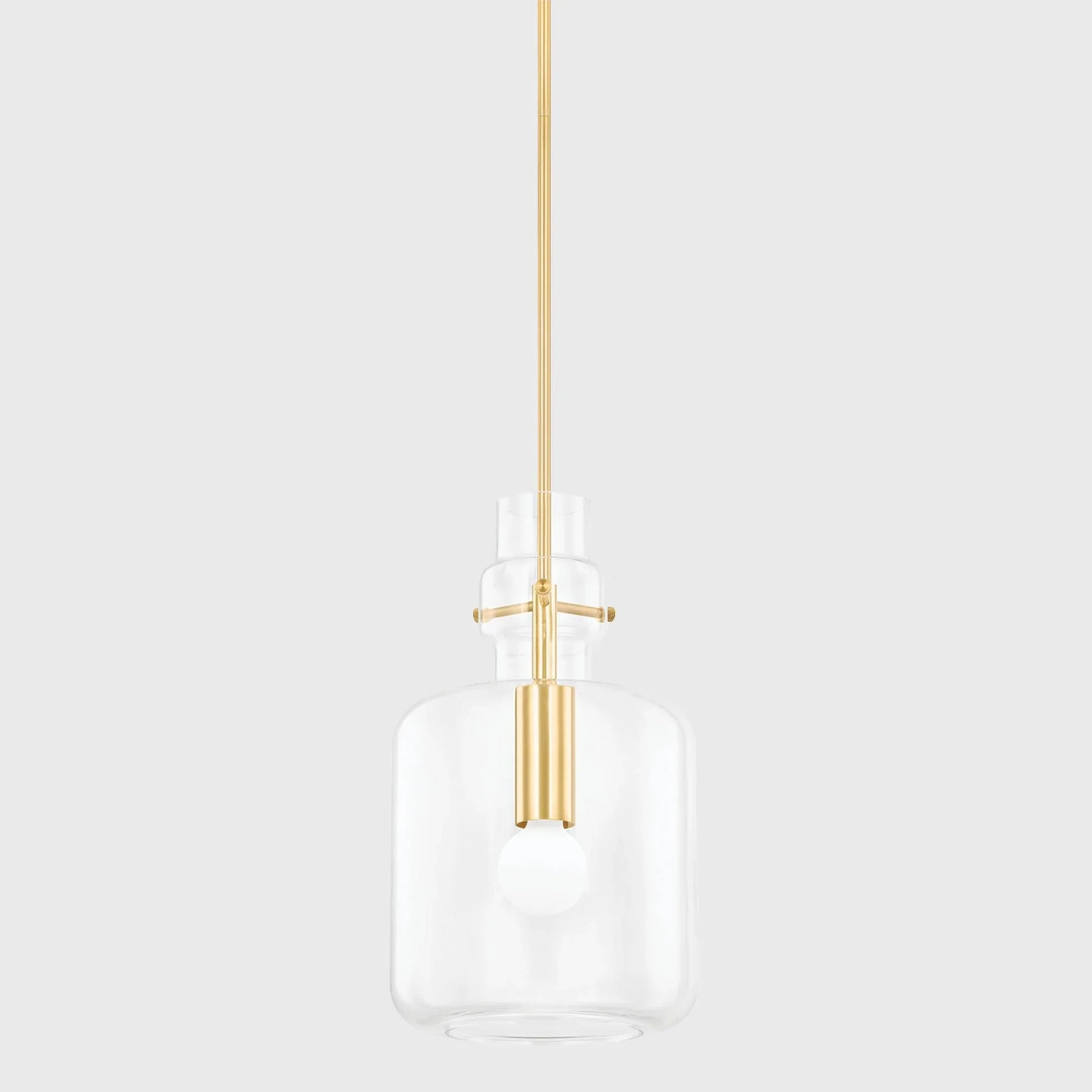 Mitzi - Lumi 11" Pendant, Aged Brass Finish | Bees Lighting