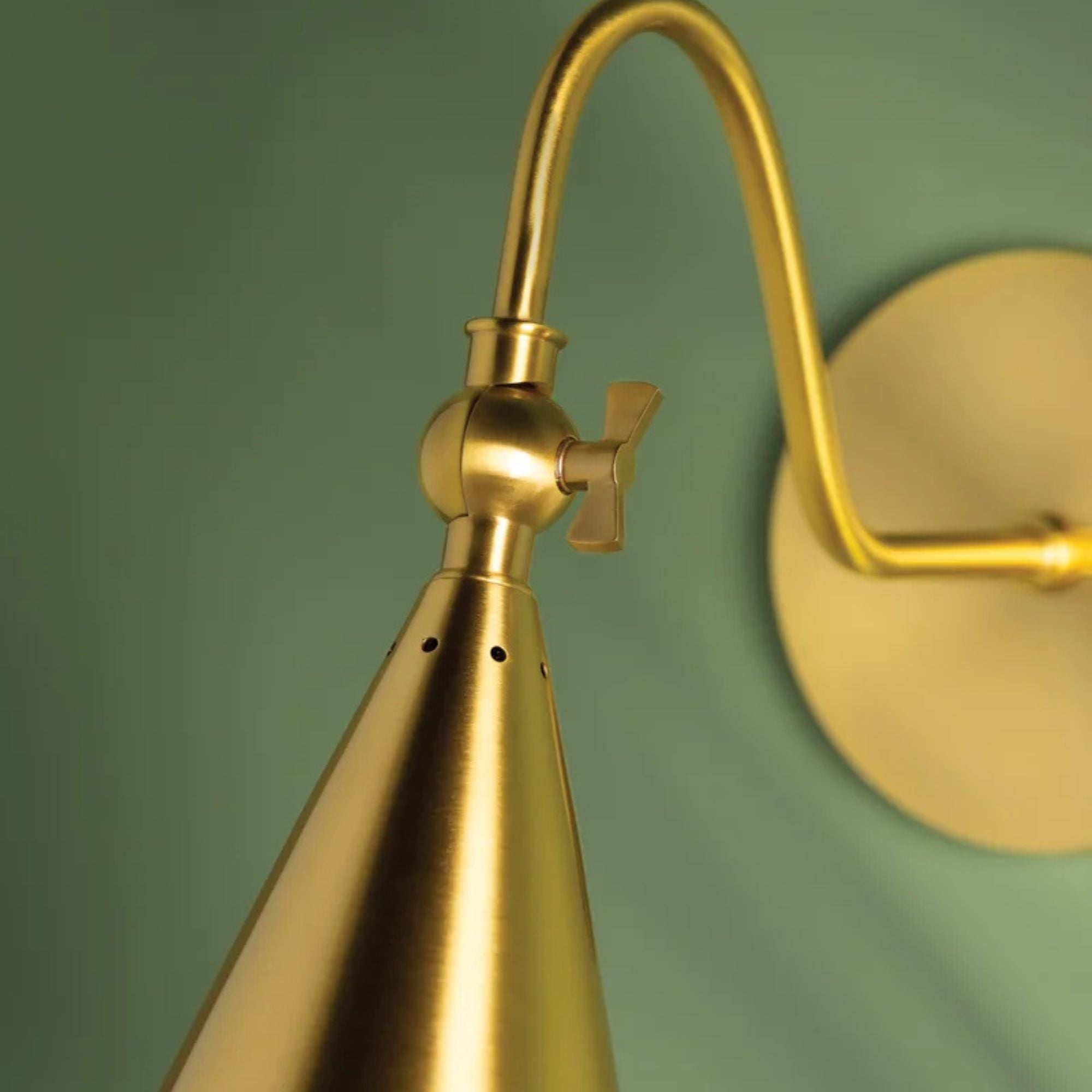 Mitzi - Lupe 12" Wall Sconce, Aged Brass Finish | Bees Lighting