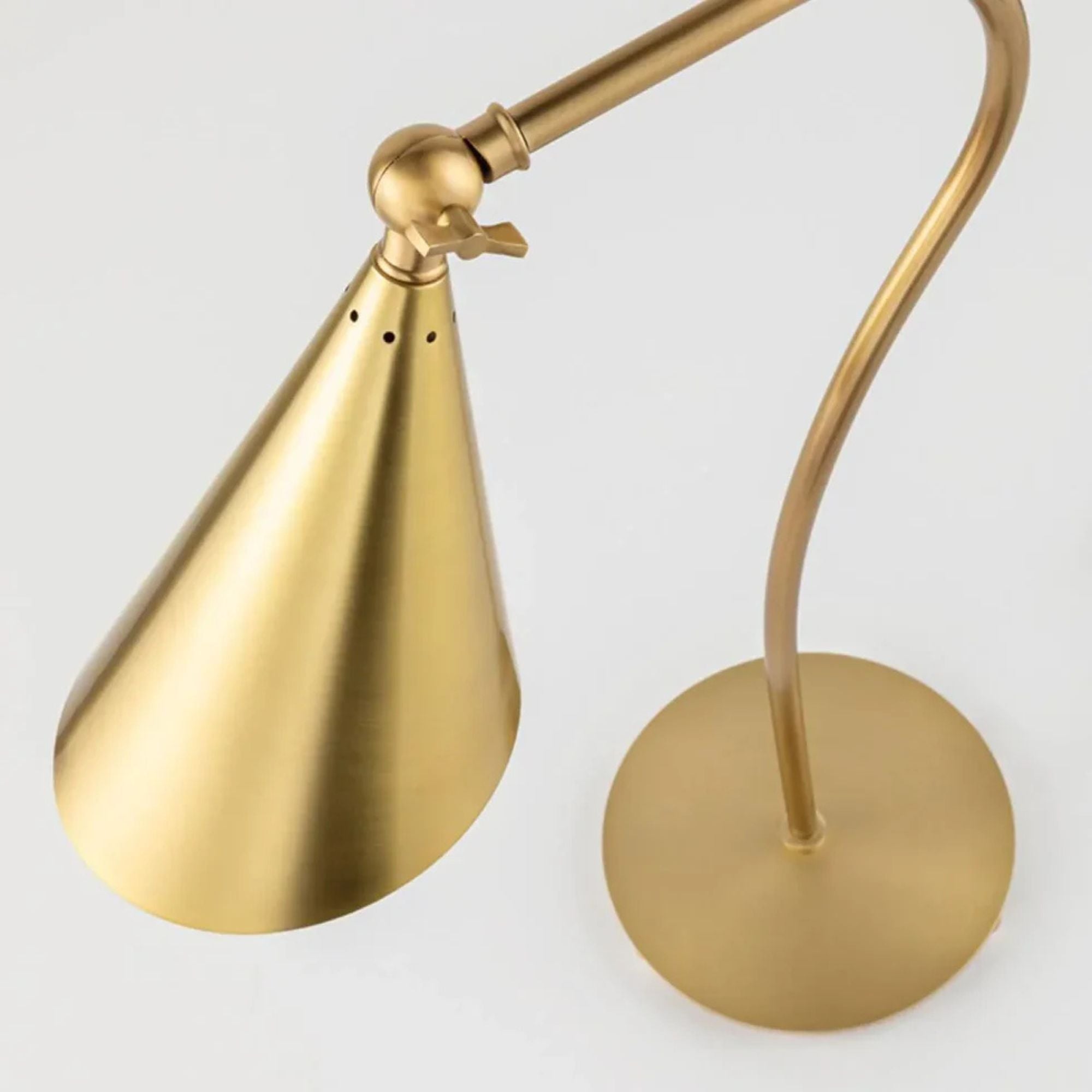 Mitzi - Lupe 12" Wall Sconce, Aged Brass Finish | Bees Lighting