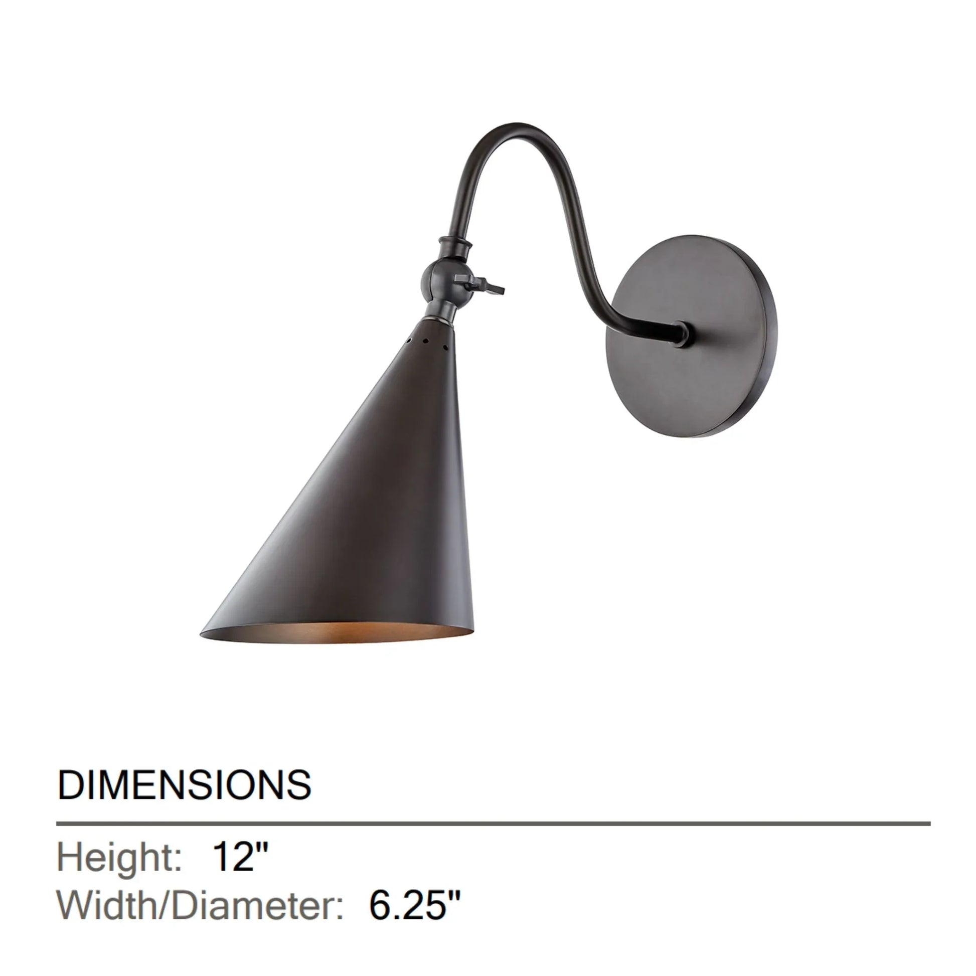 Mitzi - Lupe 12" Wall Sconce, Old Bronze Finish | Bees Lighting