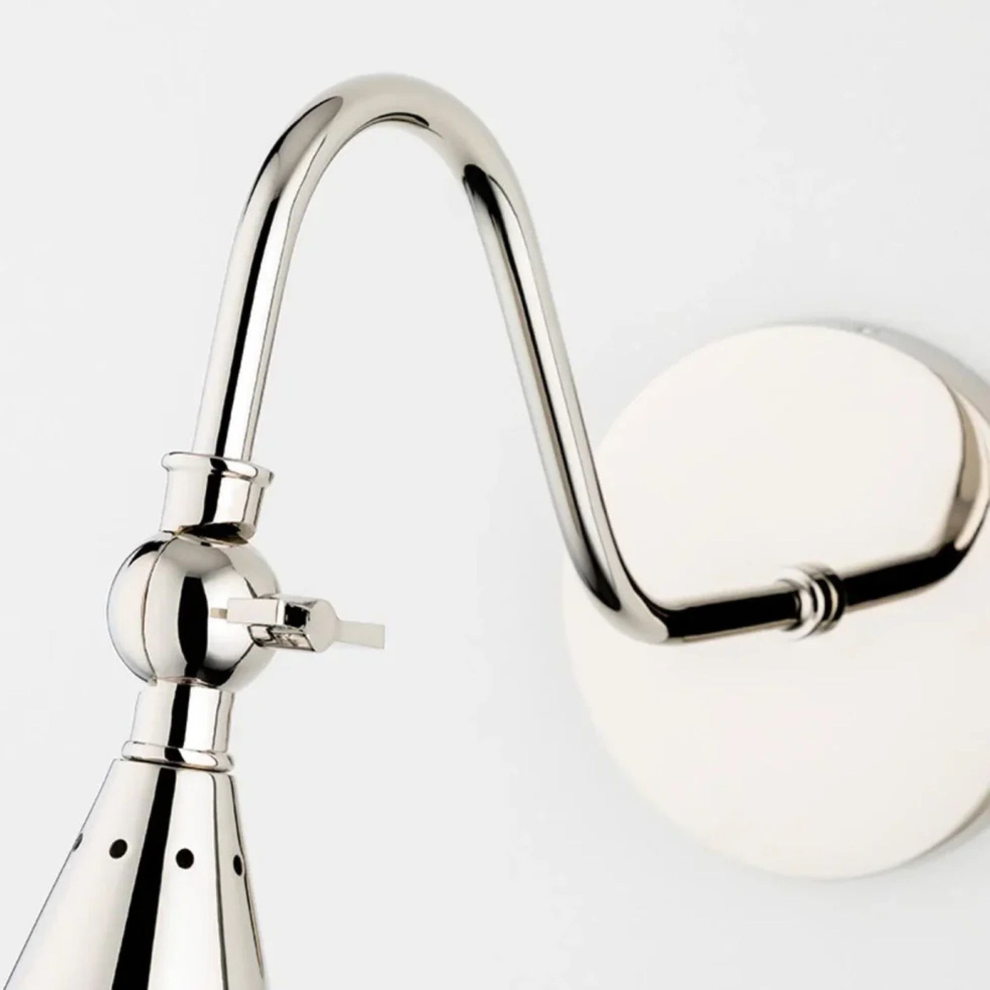 Mitzi - Lupe 12 in. Armed Sconce Polished Nickel finish | Bees Lighting