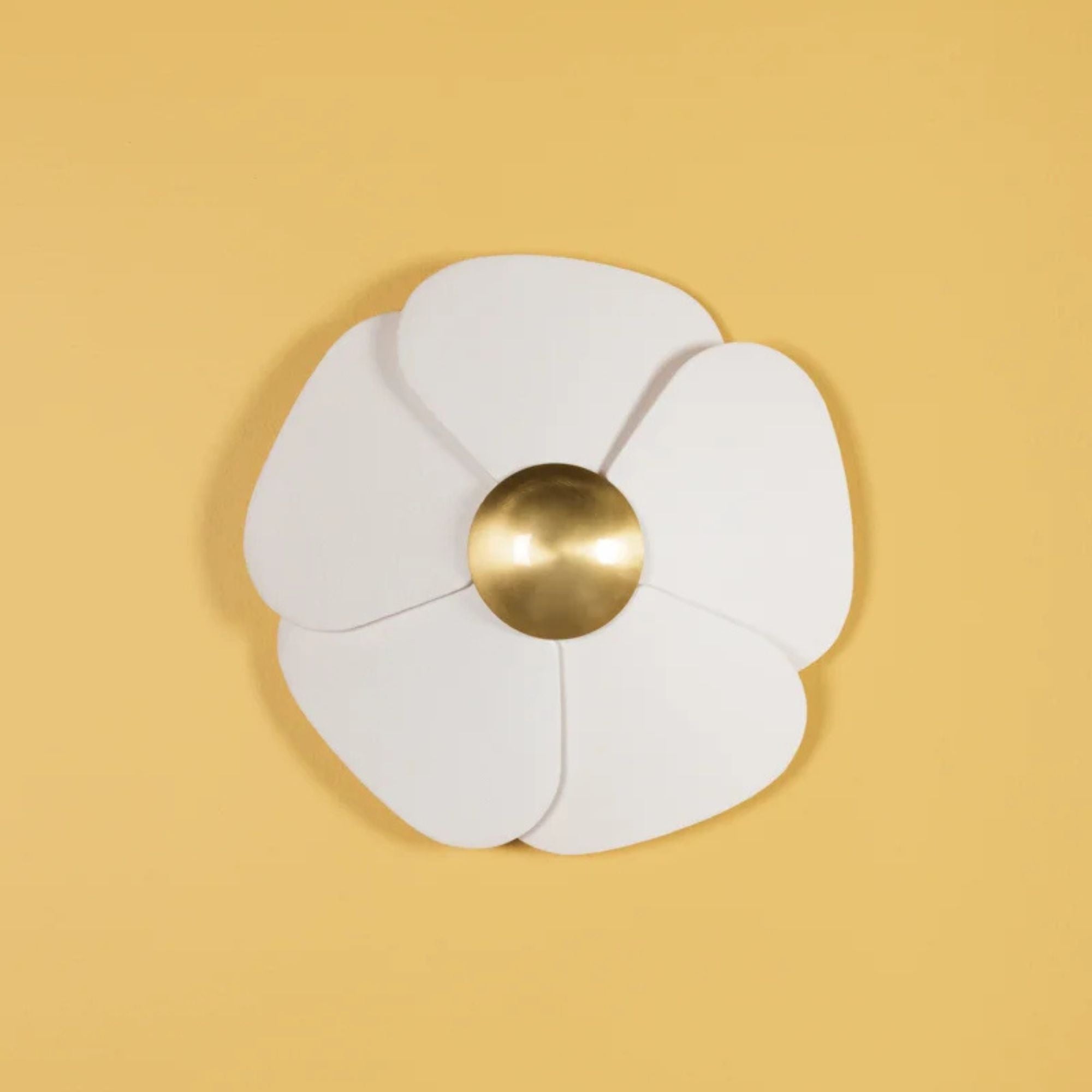 Madeline 18" LED Flush Mount, Aged Brass Finish