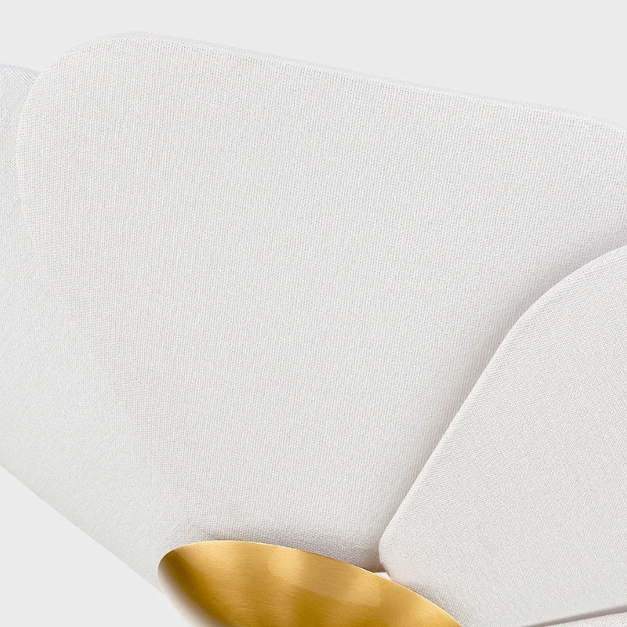Madeline 18" LED Flush Mount, Aged Brass Finish