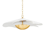 Madeline 25" LED Pendant, Aged Brass Finish