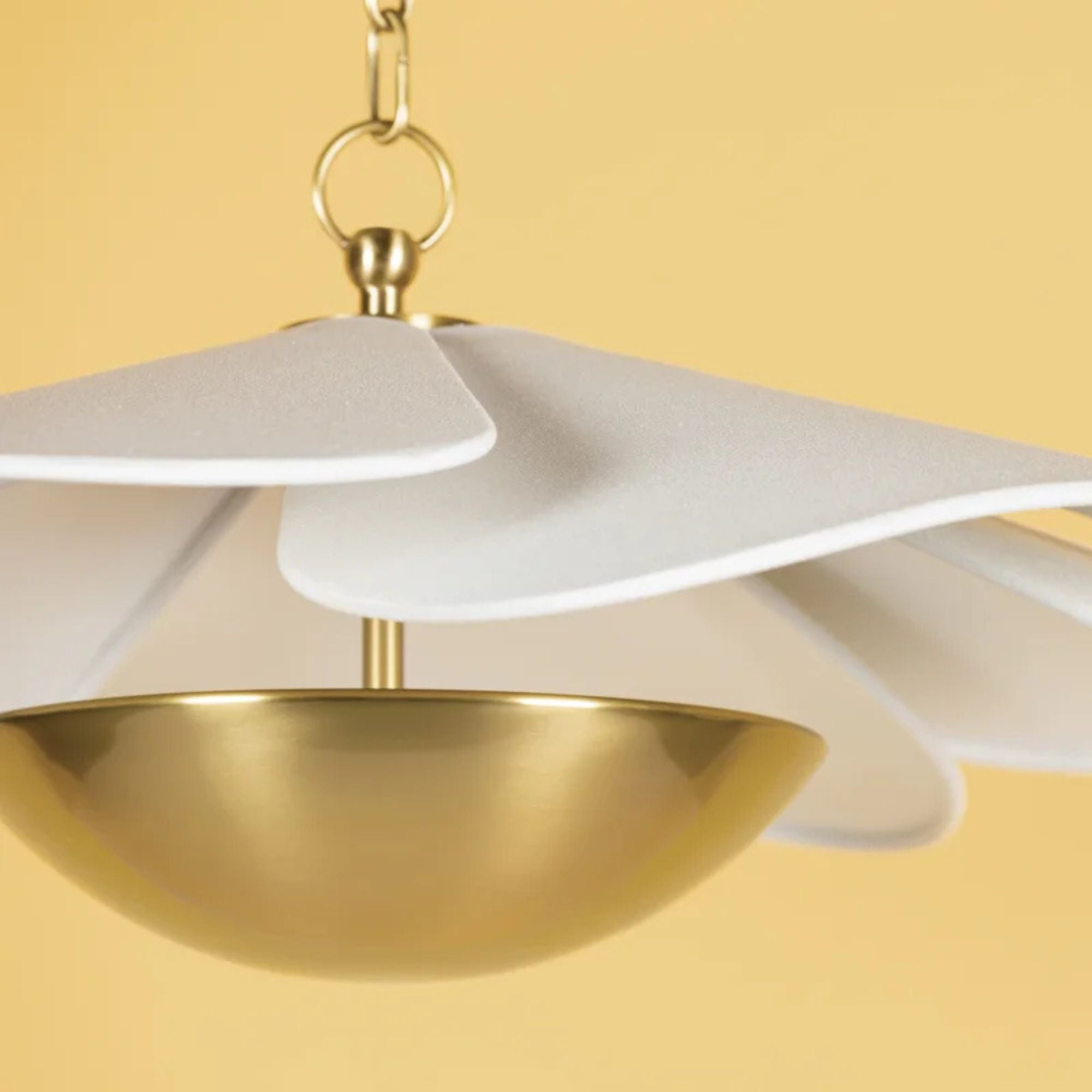 Madeline 25" LED Pendant, Aged Brass Finish