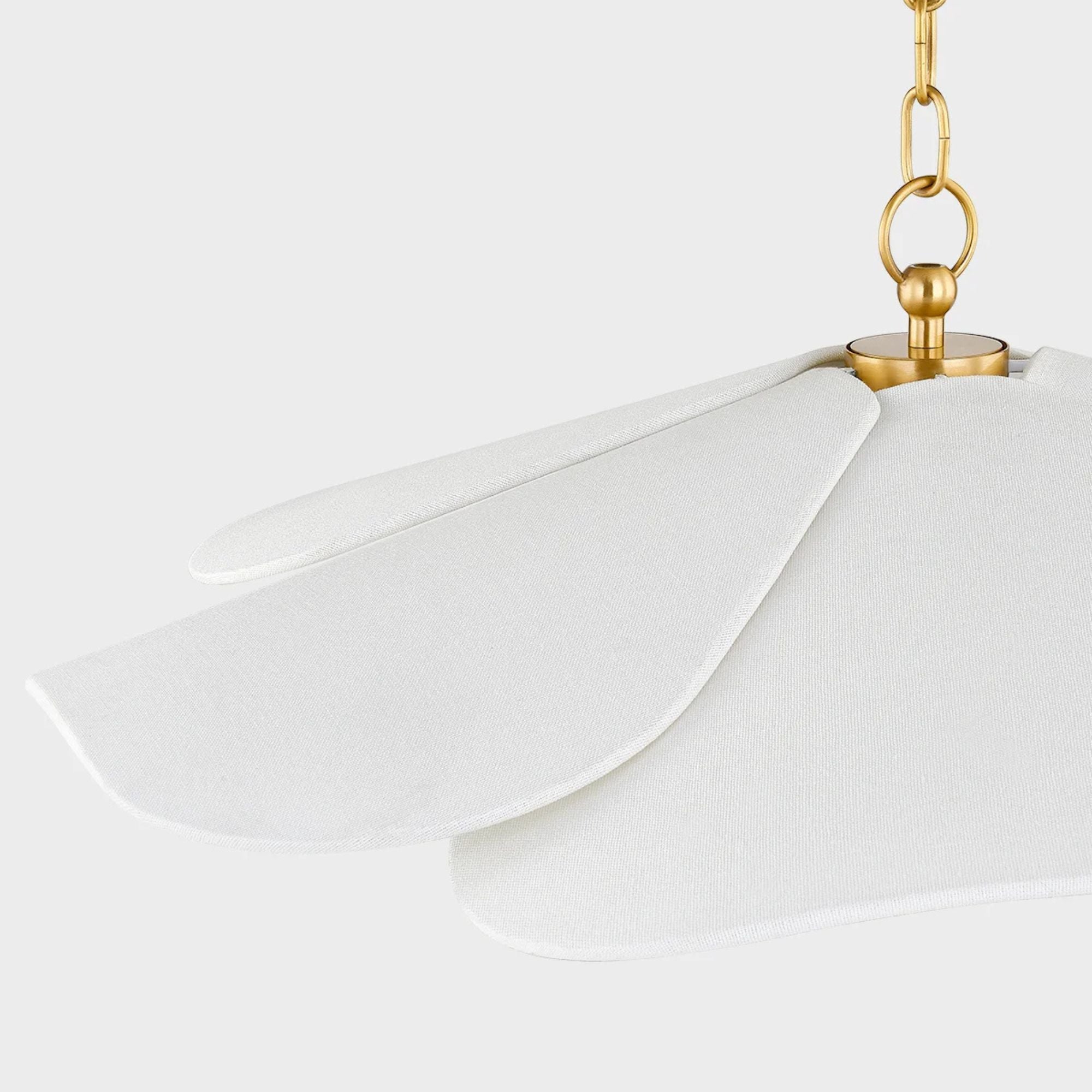 Madeline 25" LED Pendant, Aged Brass Finish