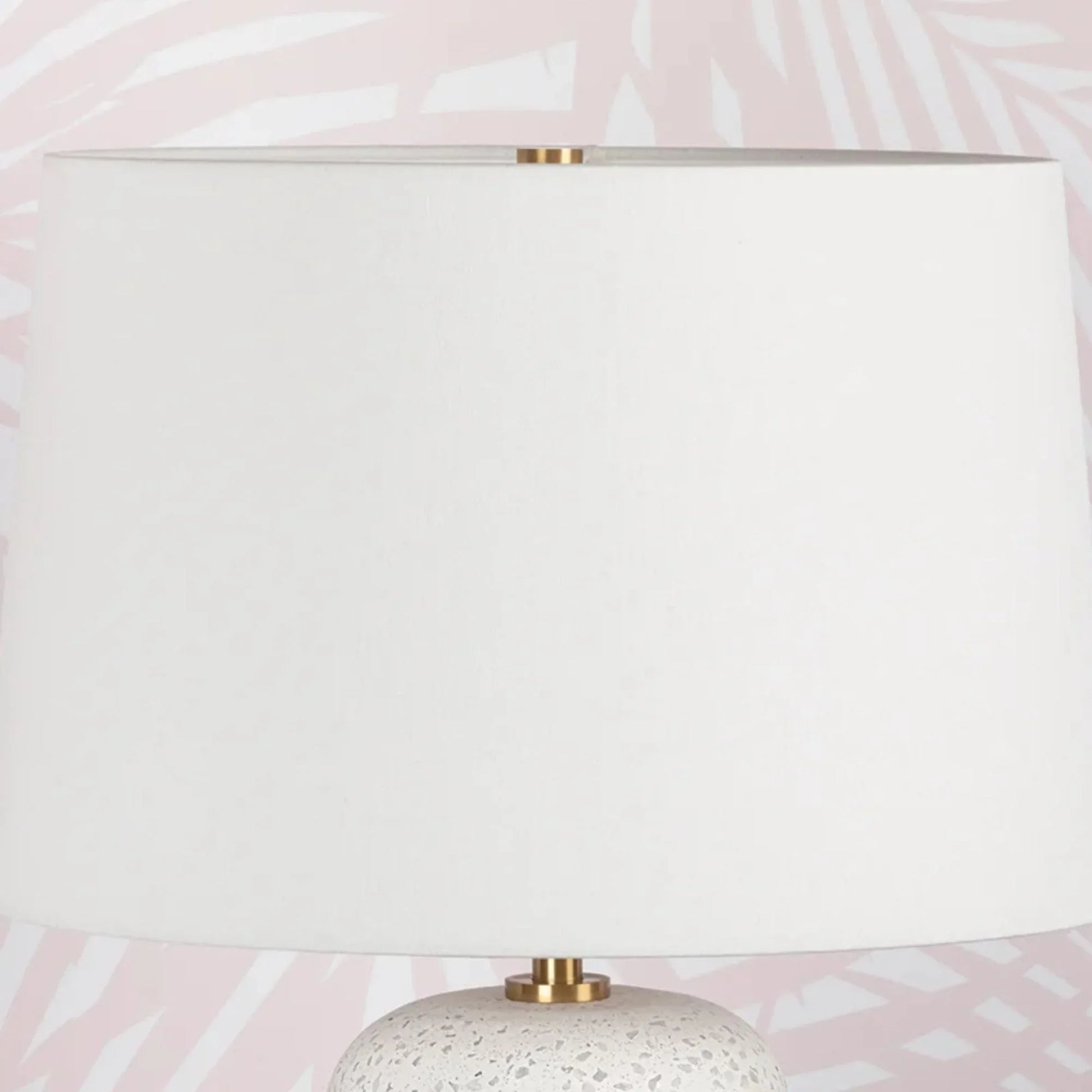 Mitzi - Margaret 27" Table Lamp, Aged Brass/Blue-Grey Terrazzo Finish | Bees Lighting