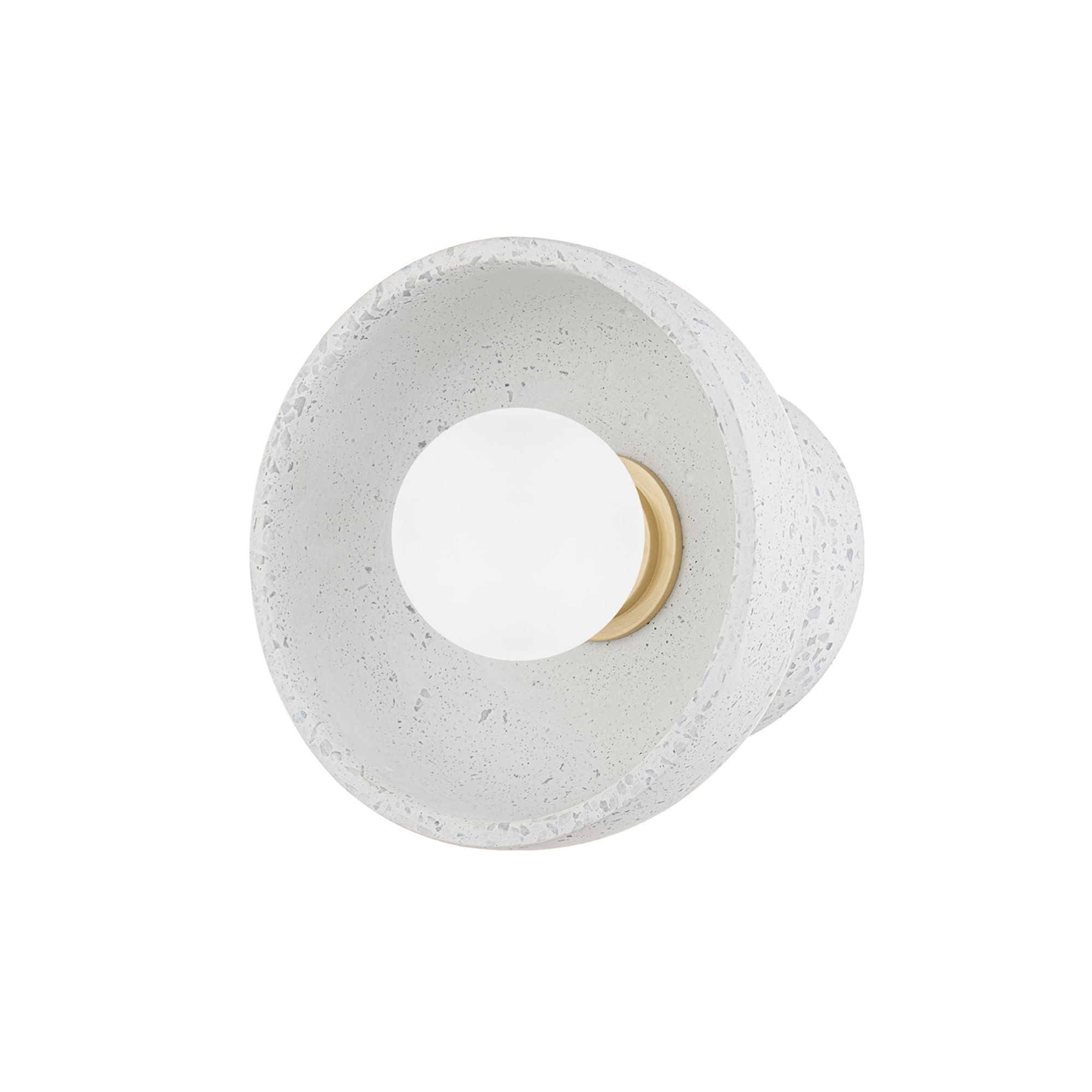 Margaret 8" Wall Sconce, Aged Brass Finish