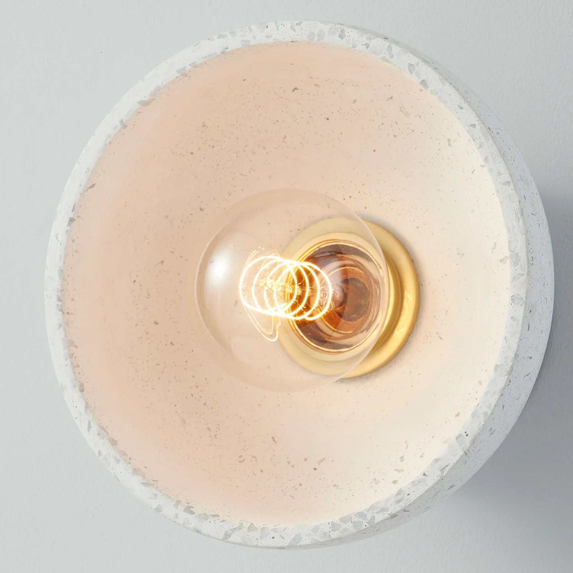 Margaret 8" Wall Sconce, Aged Brass Finish