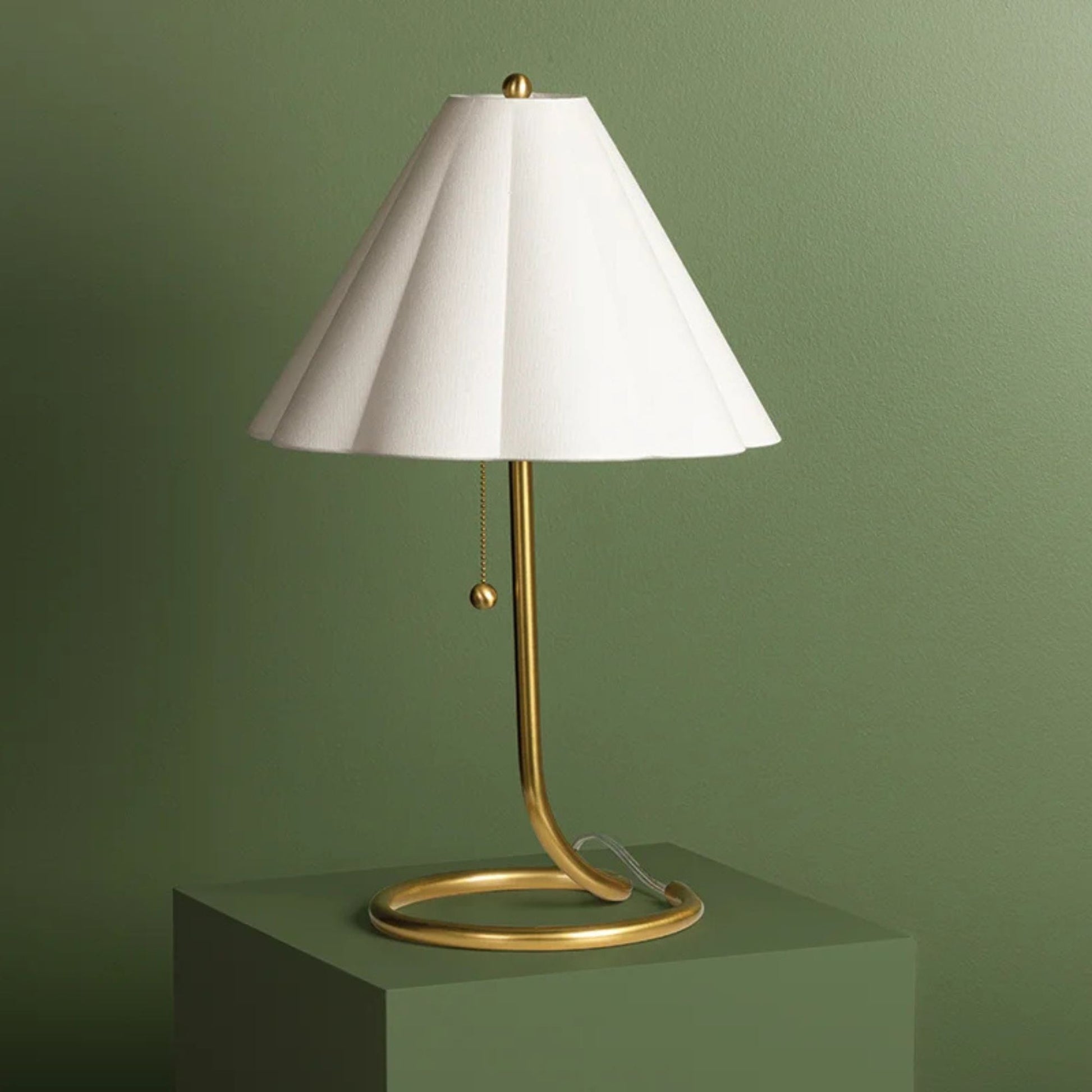 Mitzi - Martha 27" Table Lamp, Aged Brass Finish | Bees Lighting